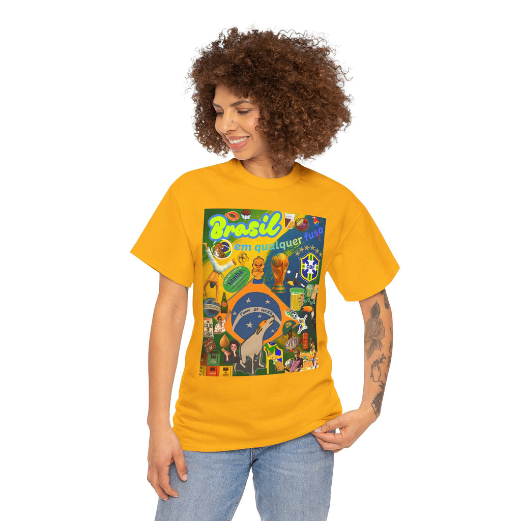 Unisex 100% Algodão OEKO-TEX®  | Brasil em qualquer fuso!