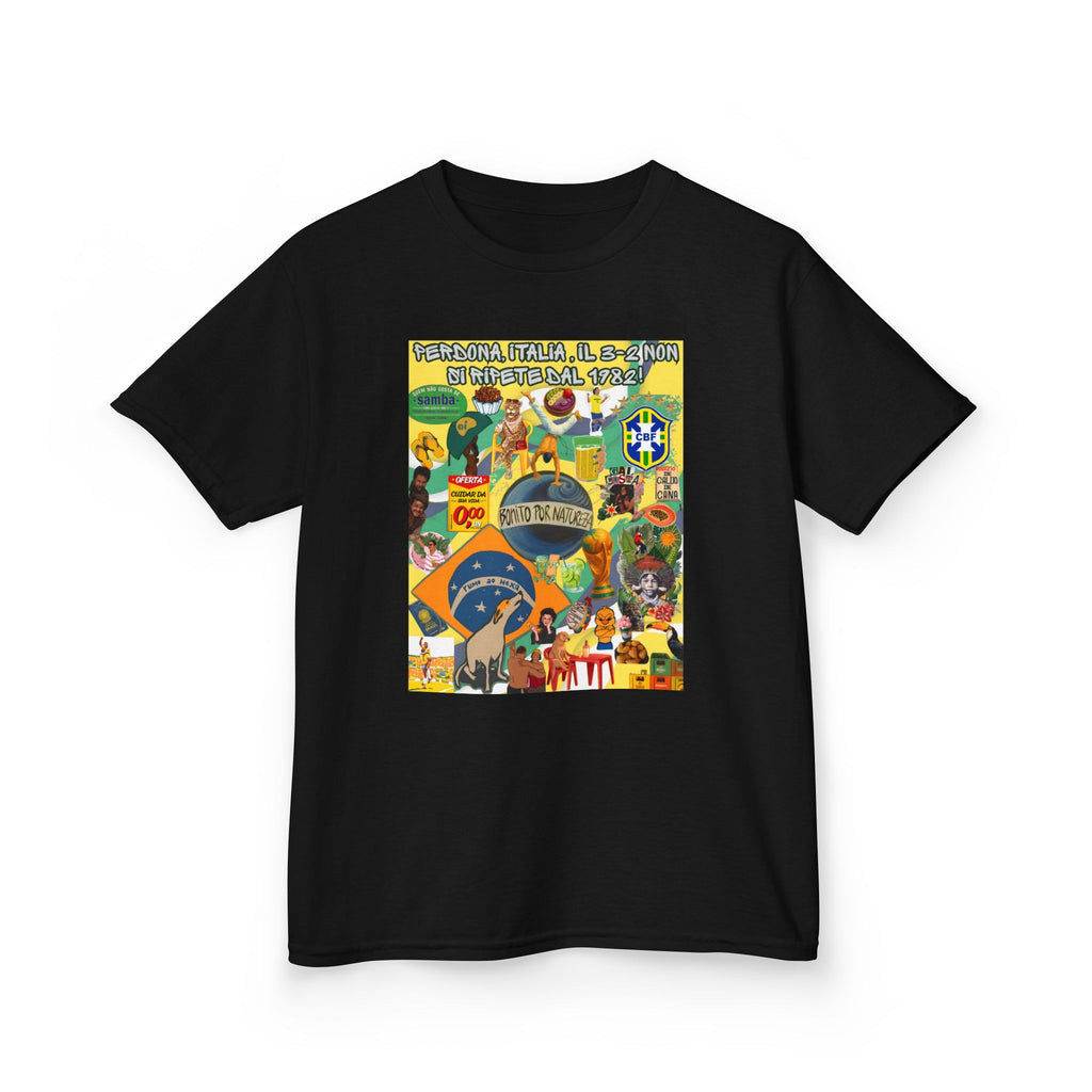 Unisex Kids 100% Algodão | Brasil x Itália