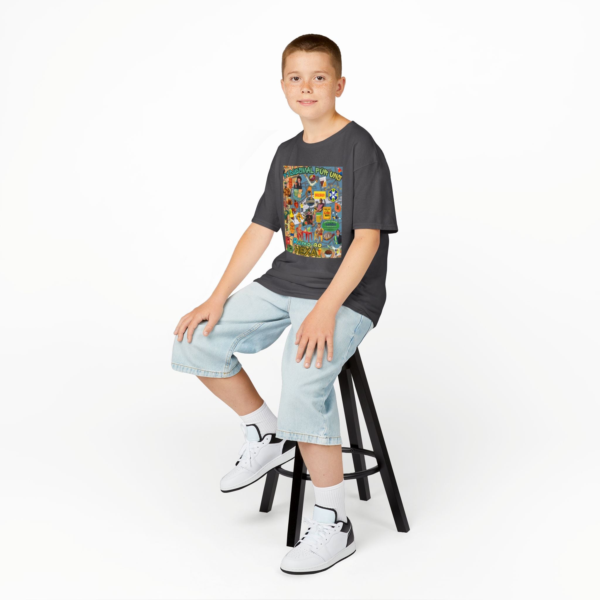 Unisex Kids 100% Algodão | Brasil x Alemanha