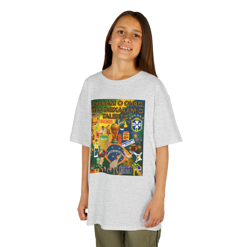 Unisex Kids 100% Algodão | Brasil x Portugal