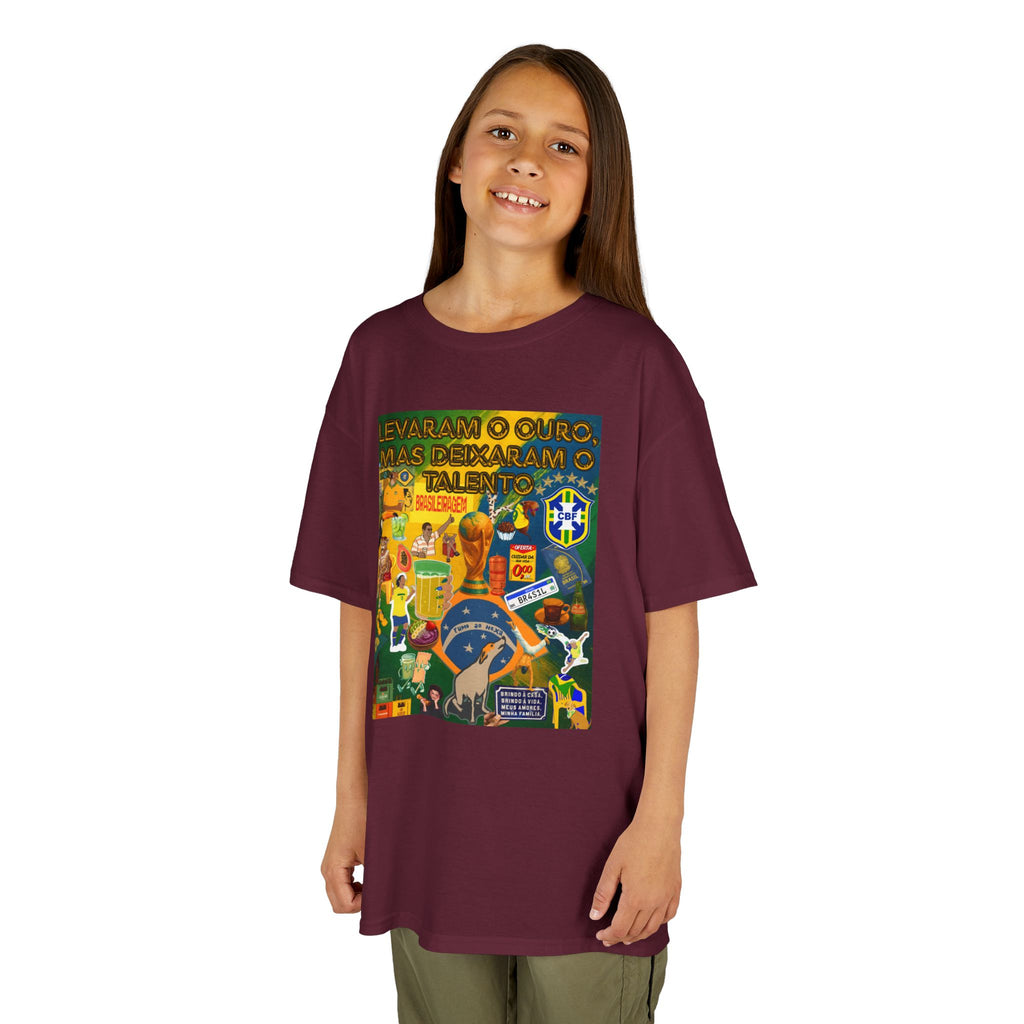 Unisex Kids 100% Algodão | Brasil x Portugal