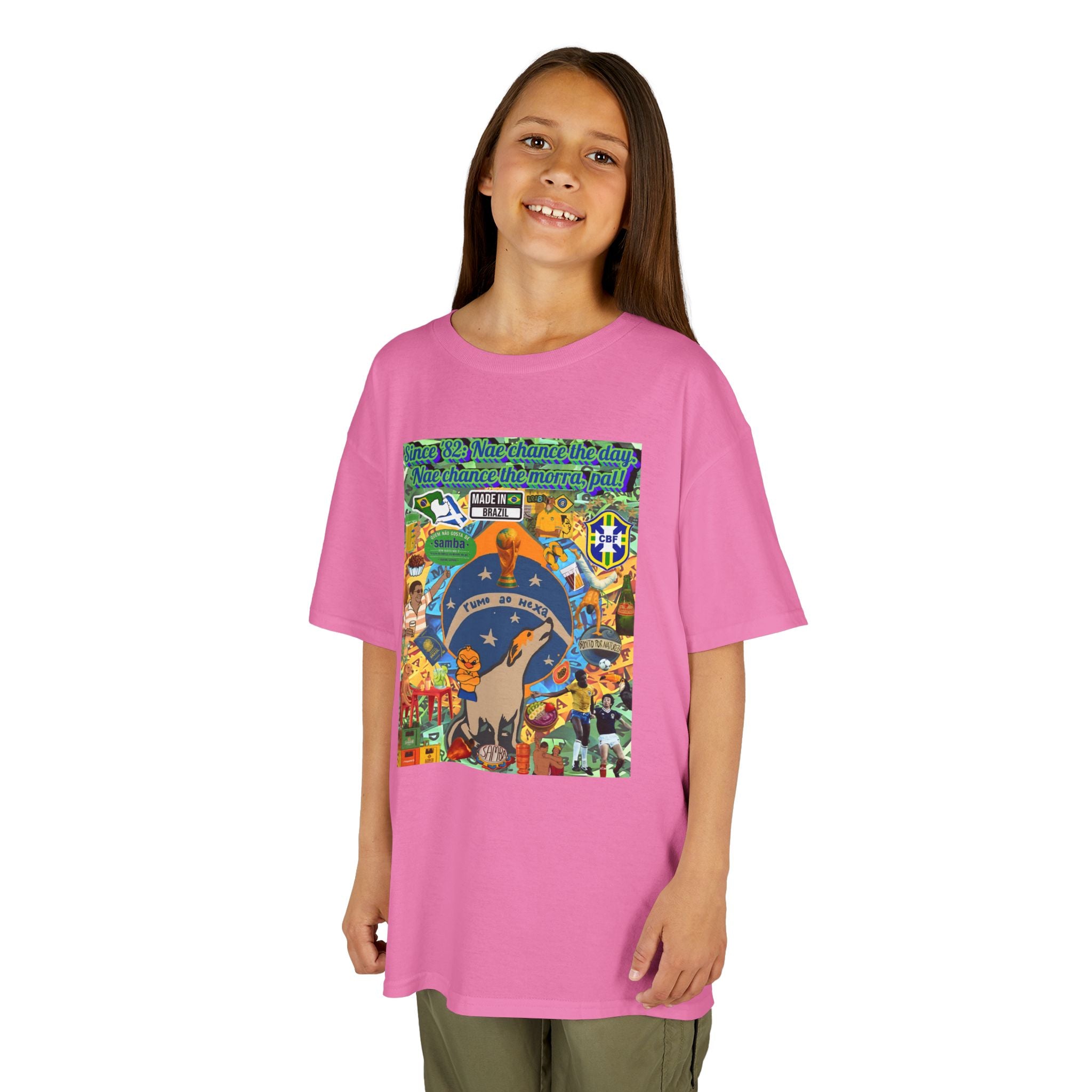 Unisex Kids 100% Algodão- Brasil x Escócia