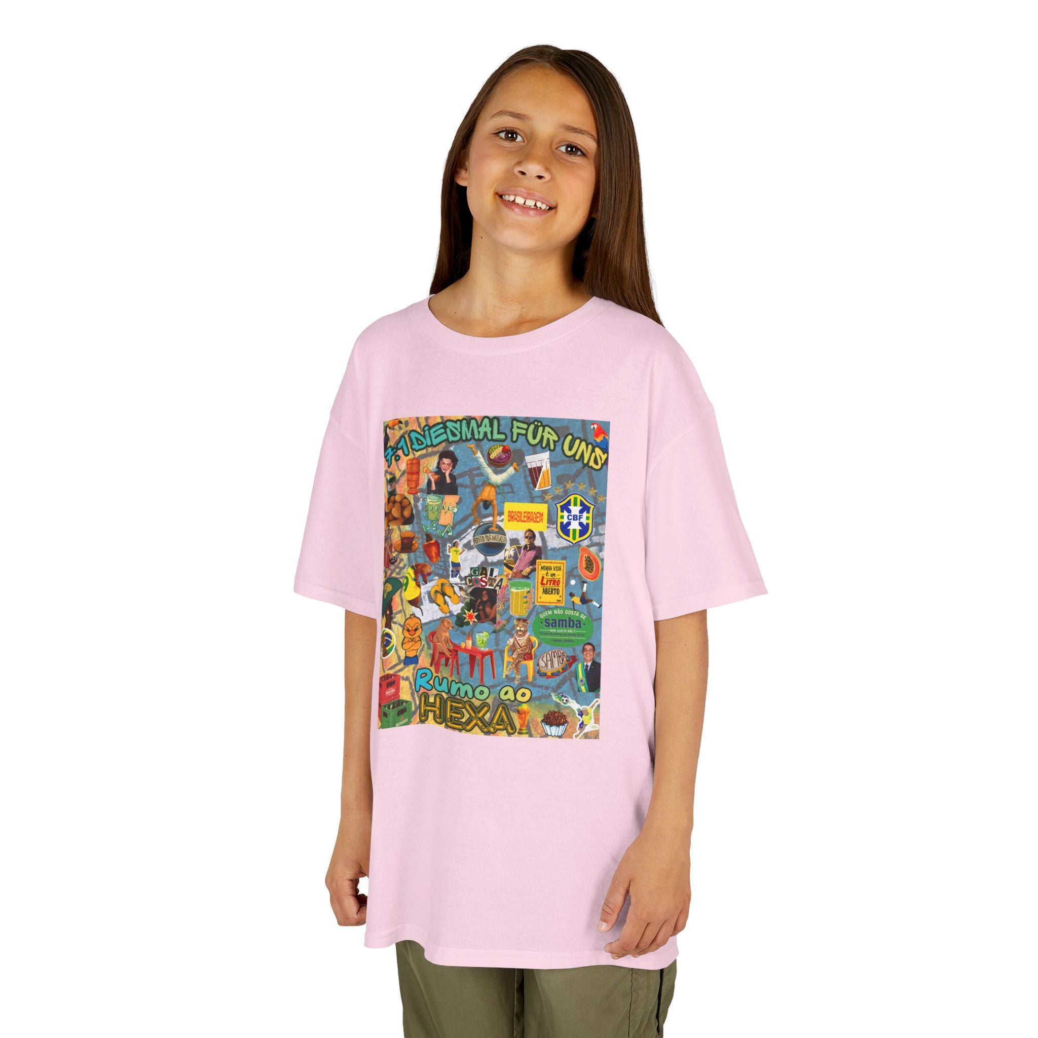 Unisex Kids 100% Algodão | Brasil x Alemanha