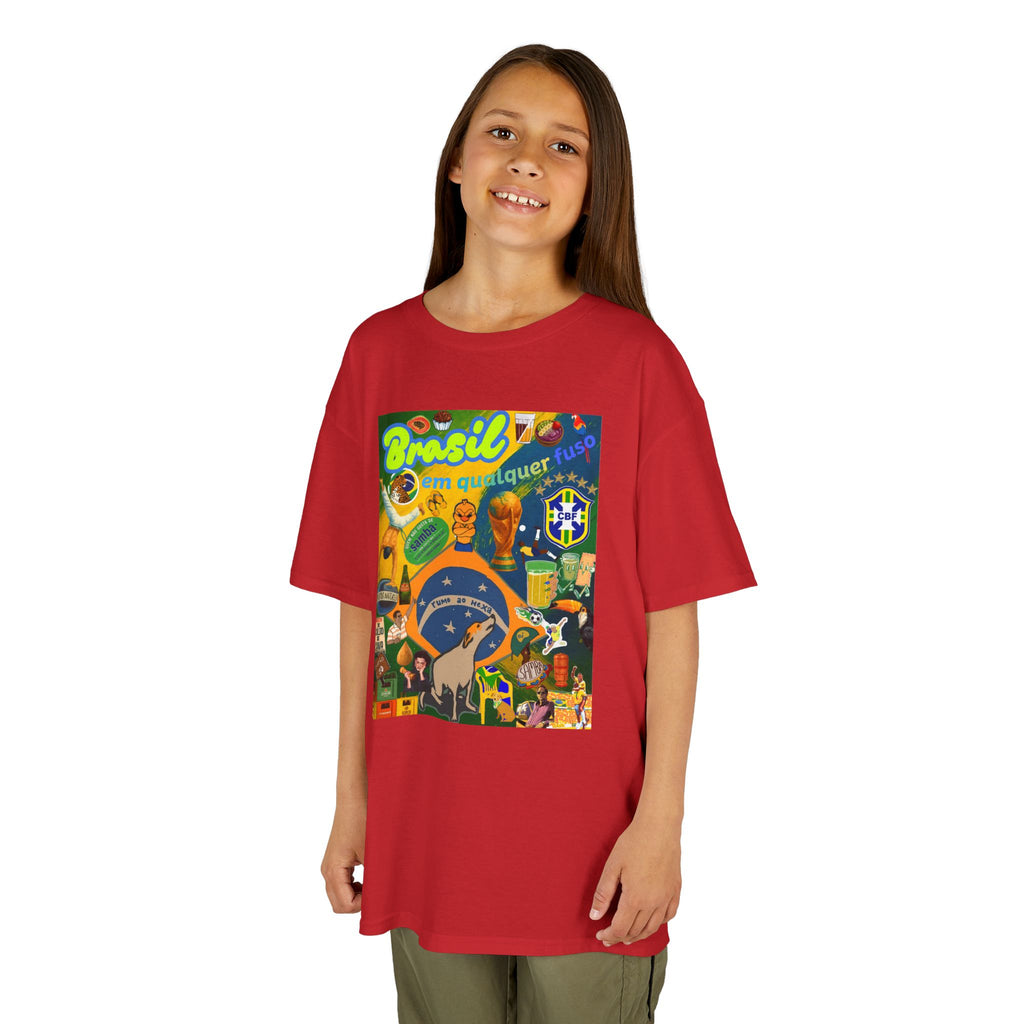 Unisex Kids 100% Algodão | Brasil em qualquer fuso!
