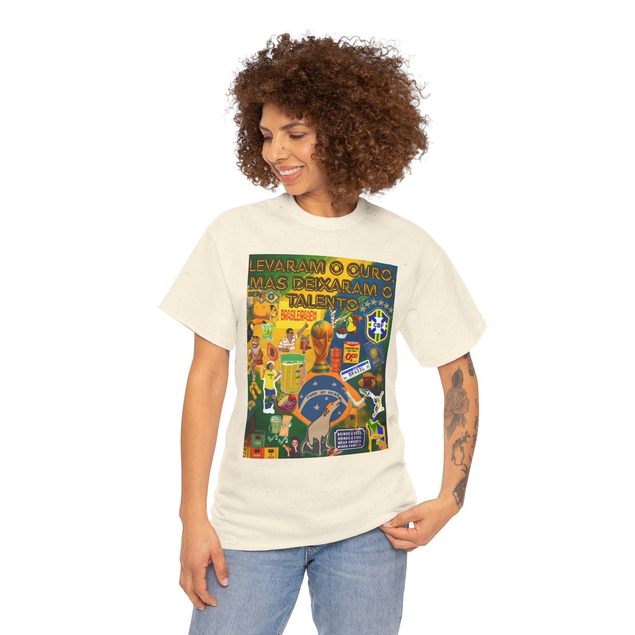 Unisex 100% Algodão OEKO-TEX®  | Brasil x Portugal