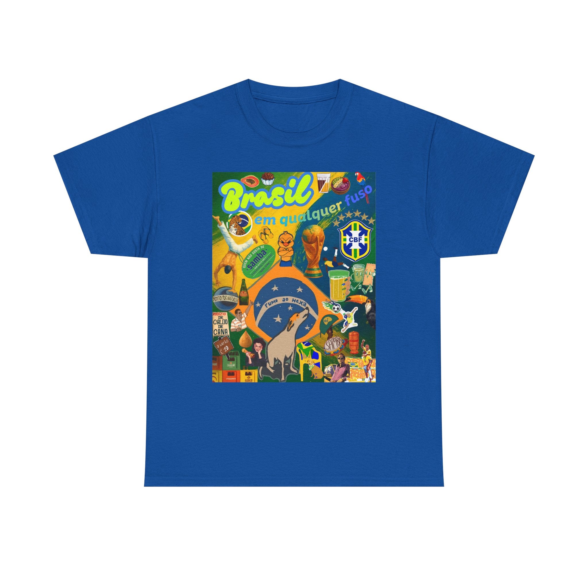 Unisex 100% Algodão OEKO-TEX®  | Brasil em qualquer fuso!