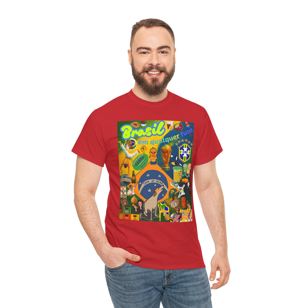 Unisex 100% Algodão OEKO-TEX®  | Brasil em qualquer fuso!