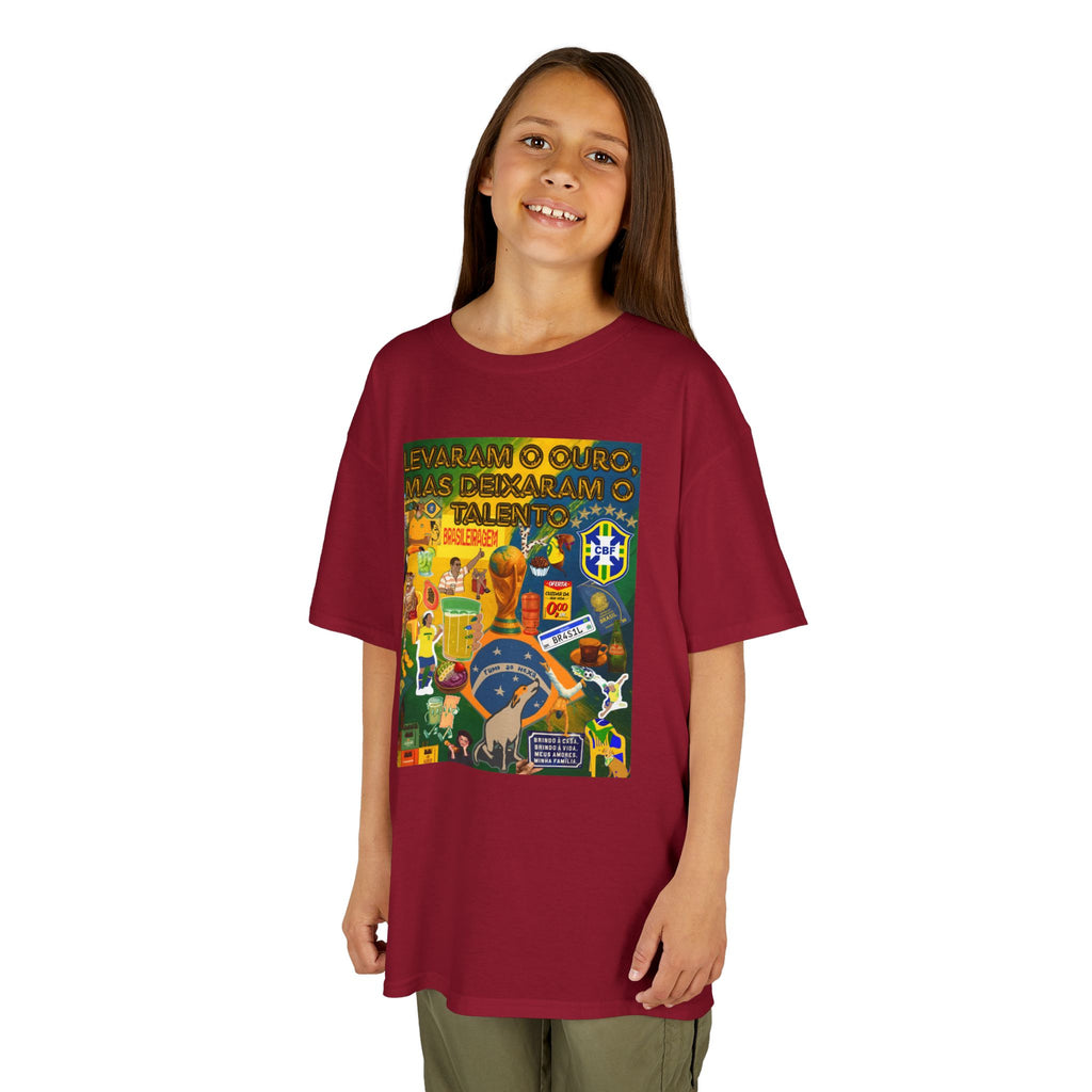 Unisex Kids 100% Algodão | Brasil x Portugal
