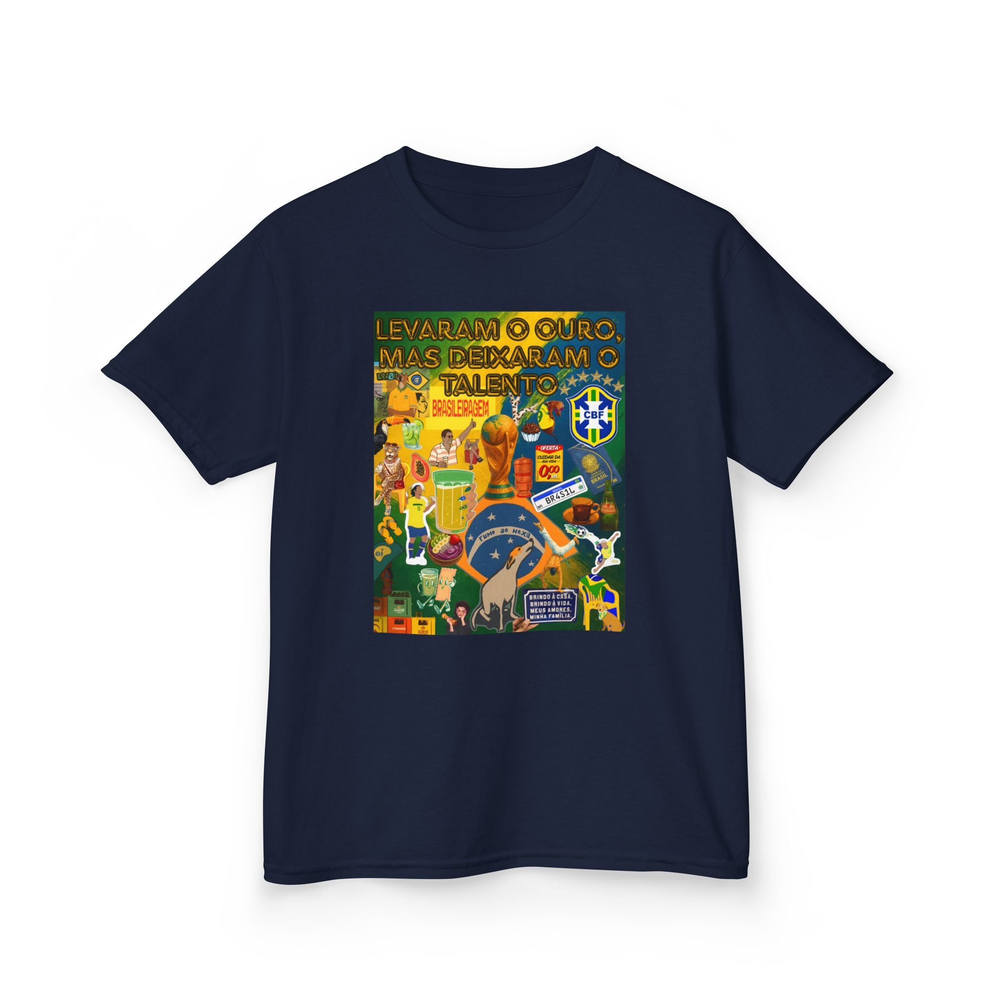 Unisex Kids 100% Algodão | Brasil x Portugal