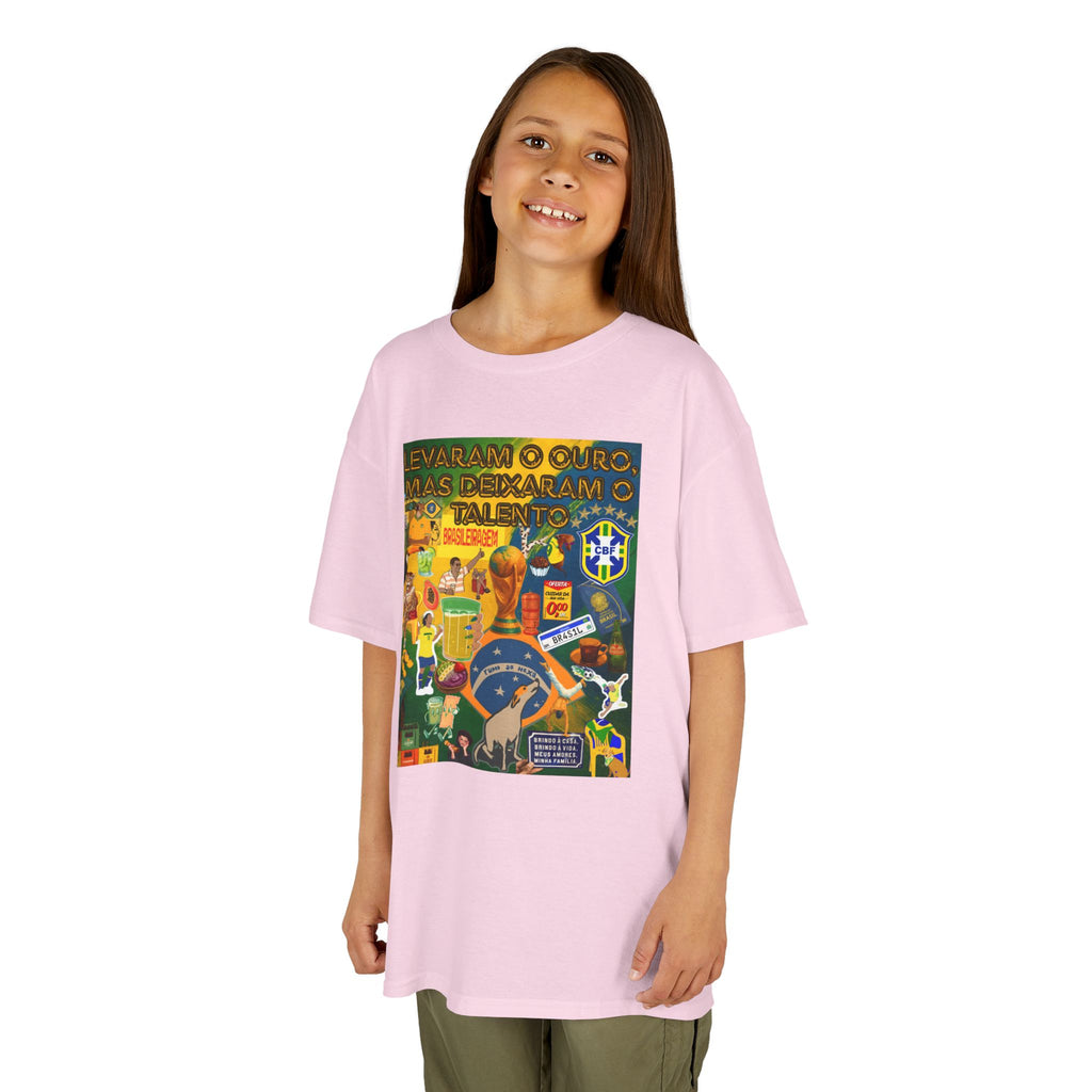 Unisex Kids 100% Algodão | Brasil x Portugal