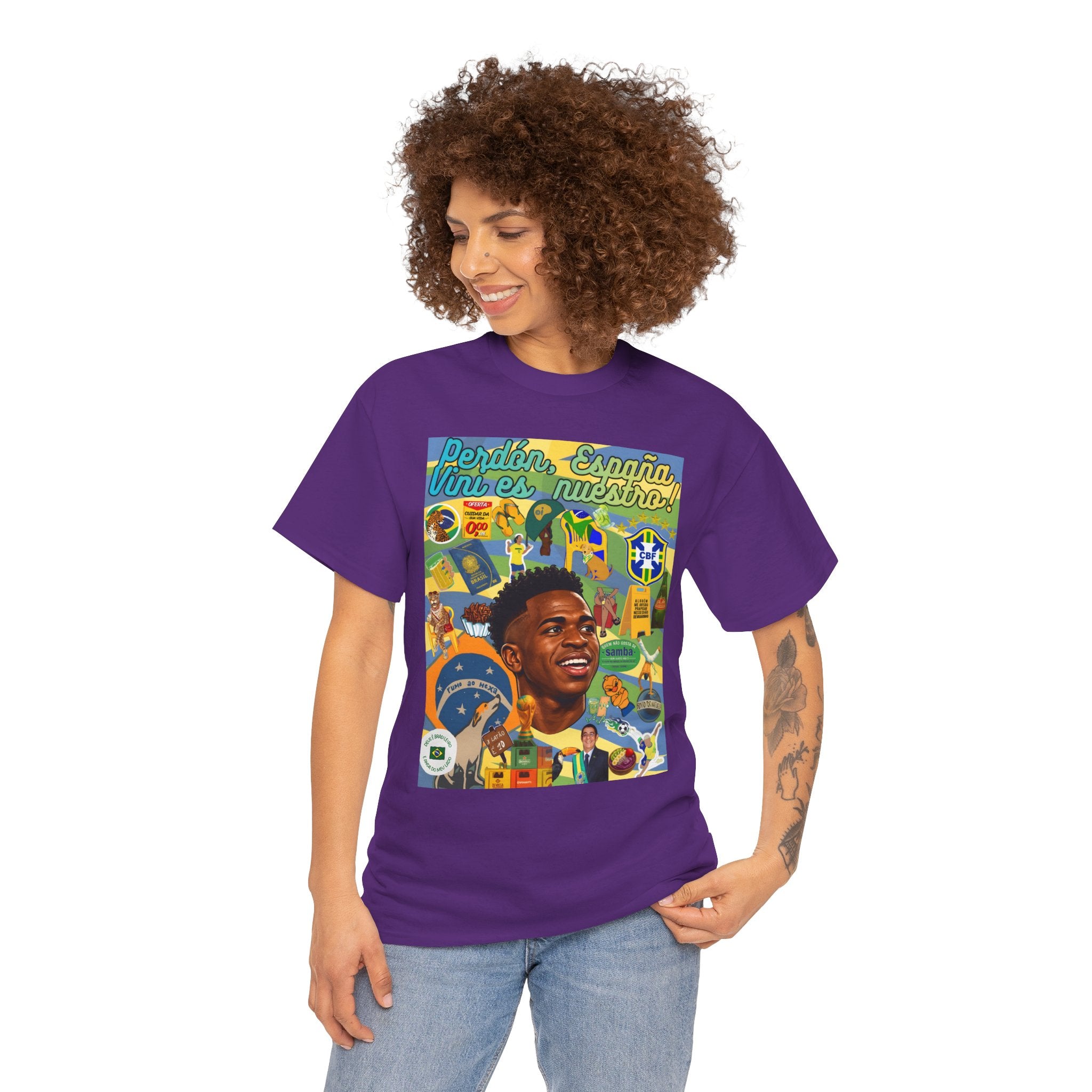 Unisex 100% Algodão OEKO-TEX®  | Brasil x Espanha