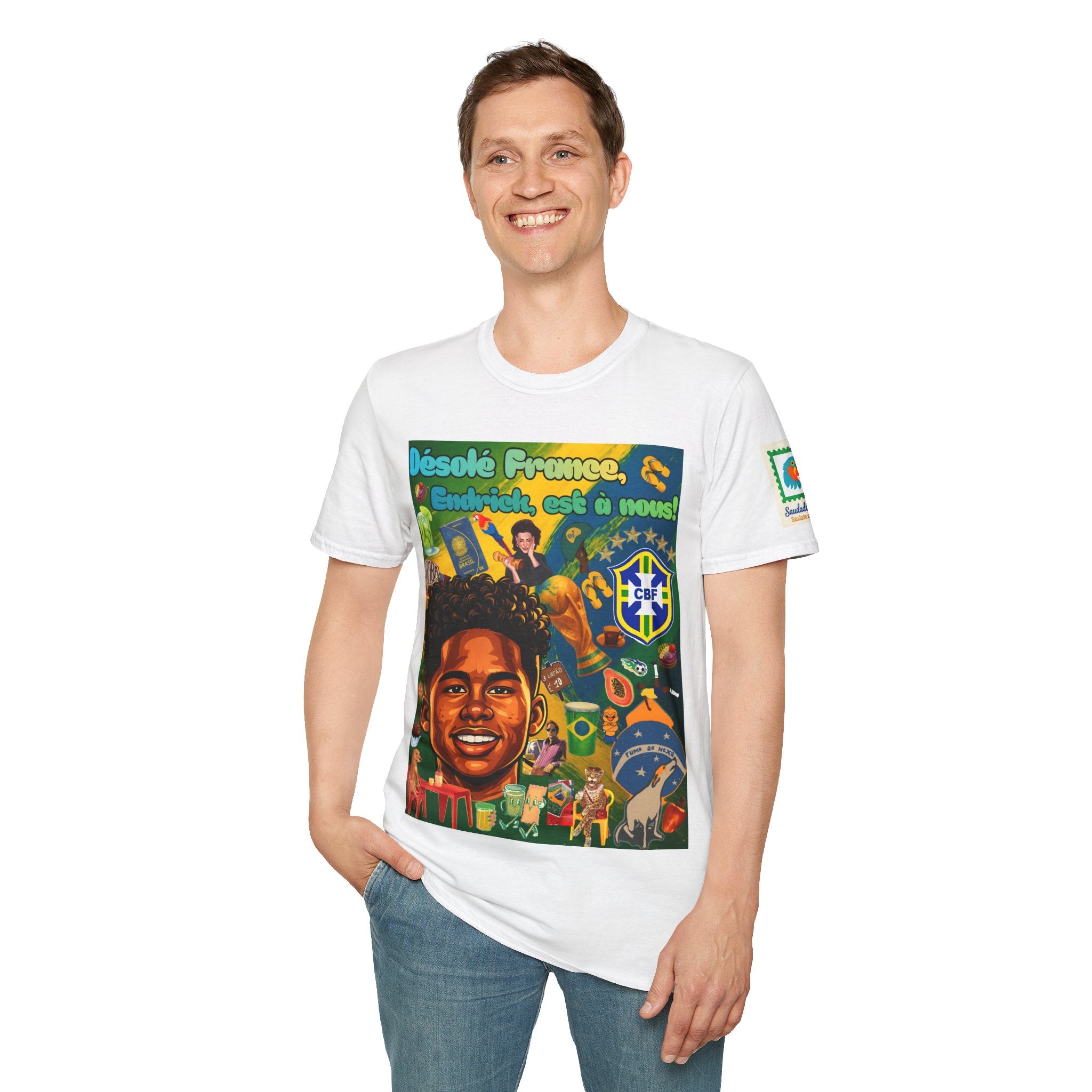 Unisex Graphic T-Shirt | Brasil x França