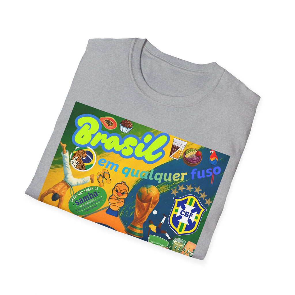 Unisex Graphic T-Shirt | Brasil em qualquer fuso.
