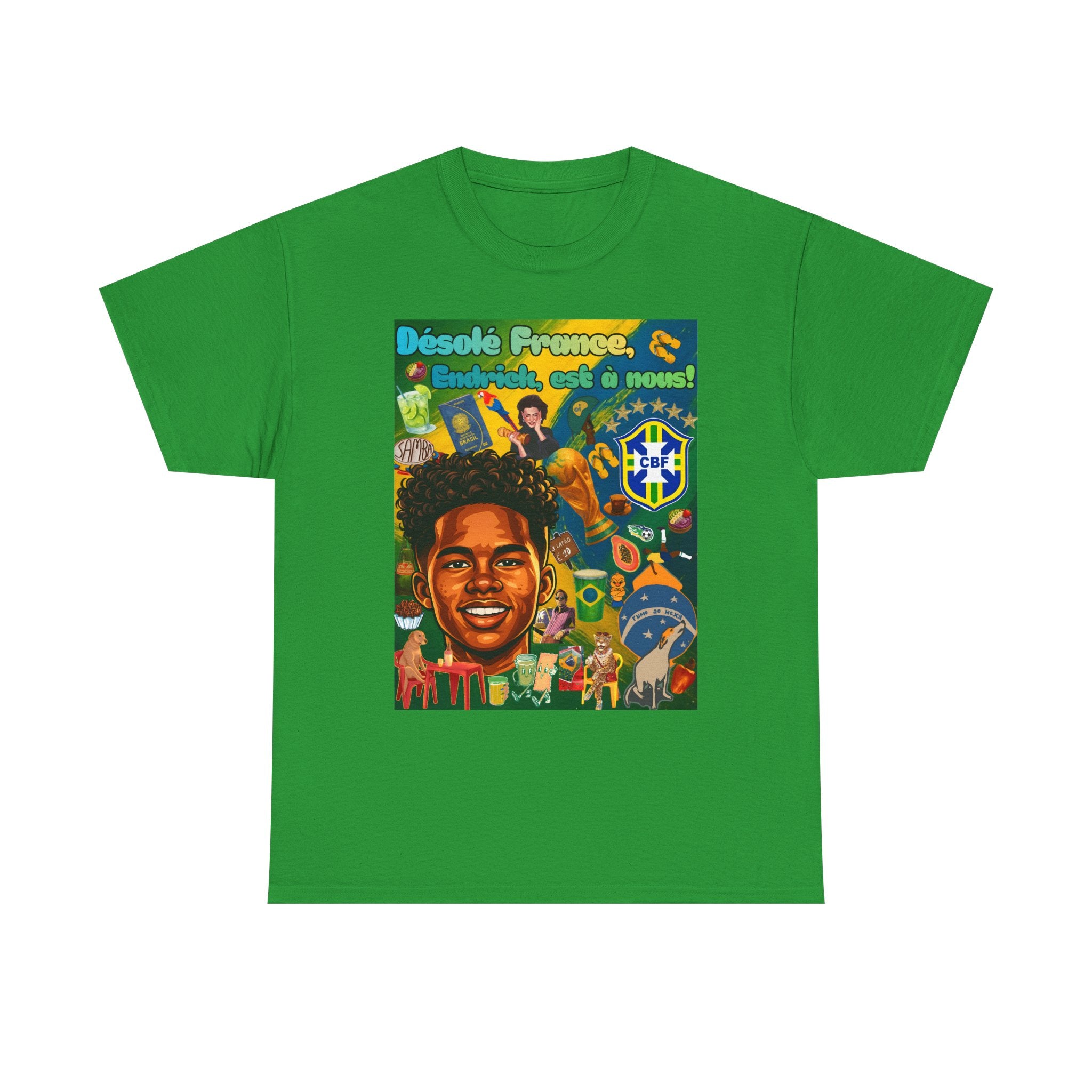 Unisex 100% Algodão OEKO-TEX®  | Brasil x França