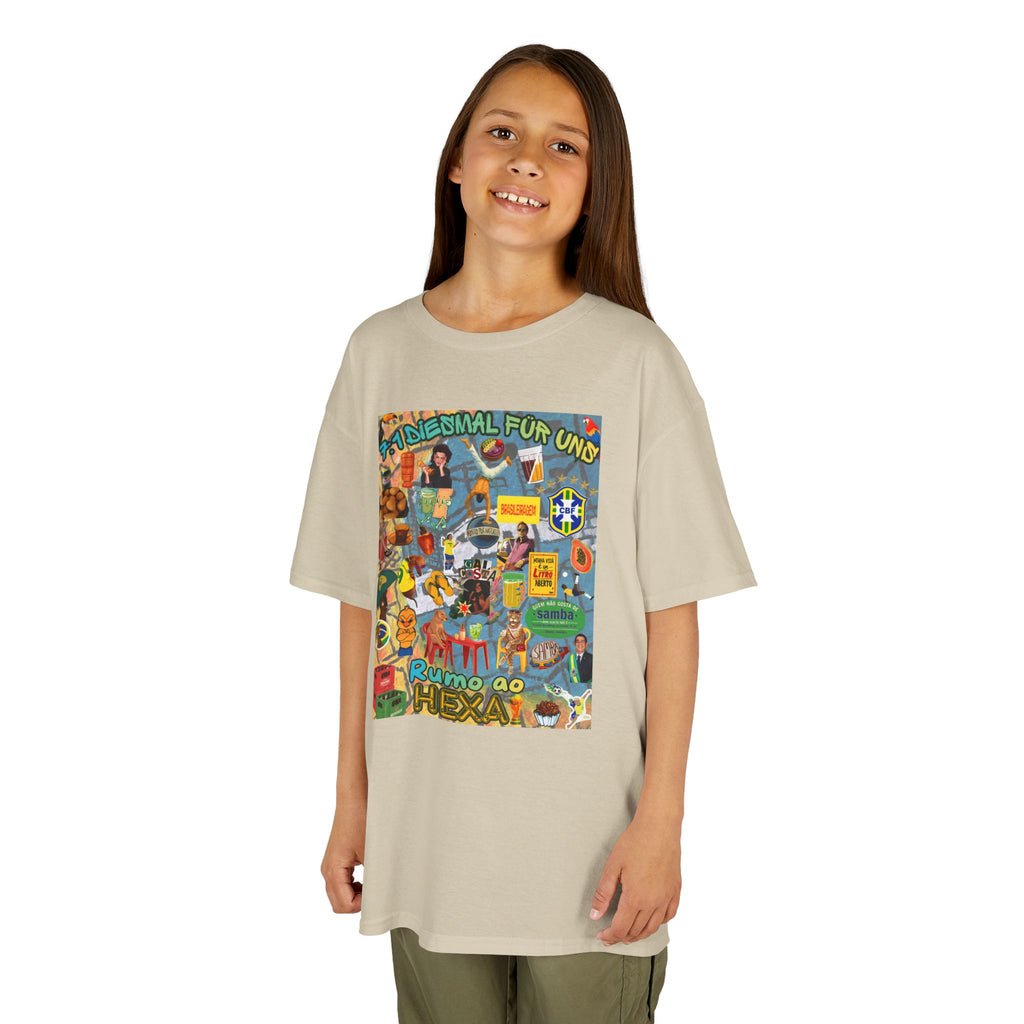 Unisex Kids 100% Algodão | Brasil x Alemanha