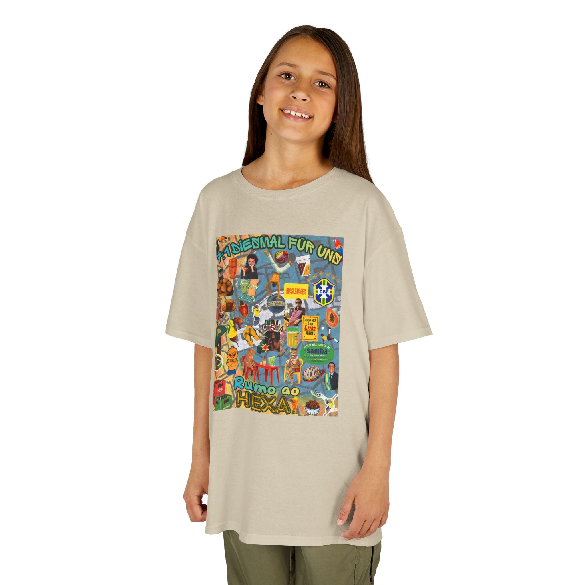 Unisex Kids 100% Algodão | Brasil x Alemanha