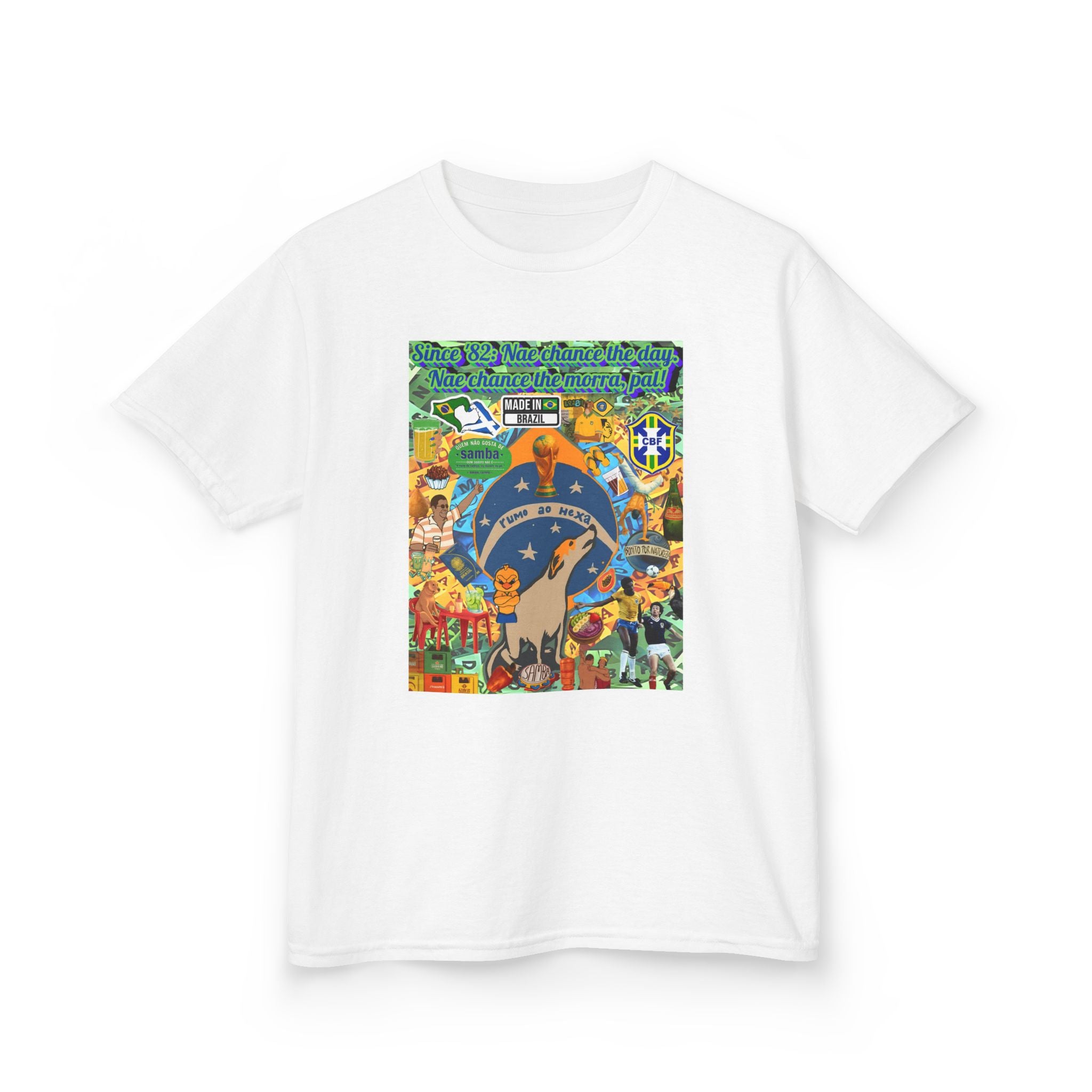 Unisex Kids 100% Algodão- Brasil x Escócia