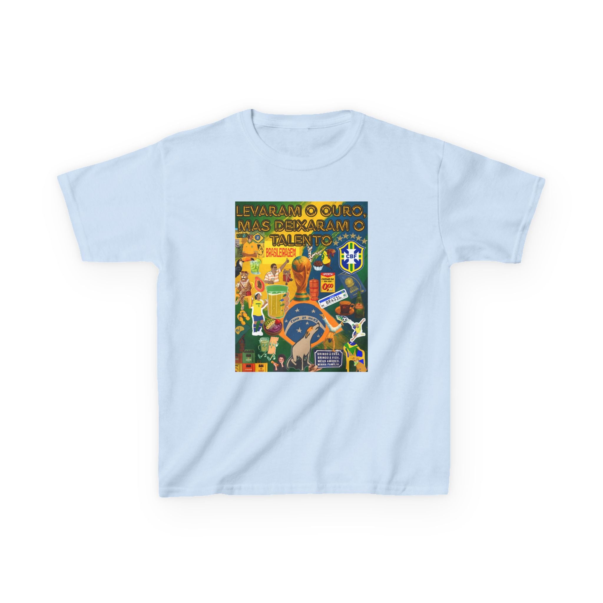 Unisex Kids 100% Algodão | Brasil x Portugal