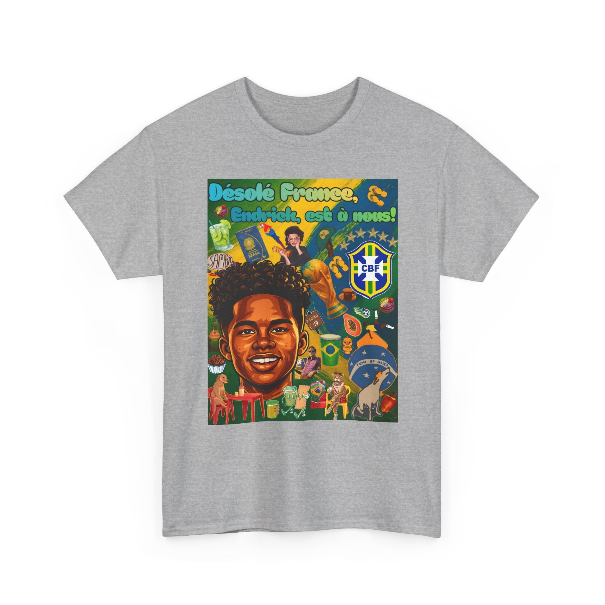 Unisex 100% Algodão OEKO-TEX®  | Brasil x França