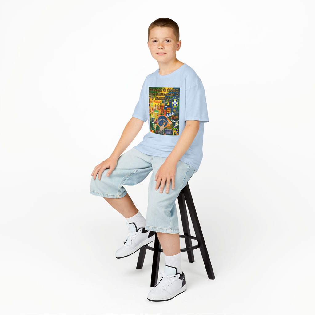 Unisex Kids 100% Algodão | Brasil x Portugal