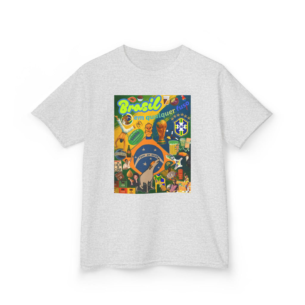 Unisex Kids 100% Algodão | Brasil em qualquer fuso!