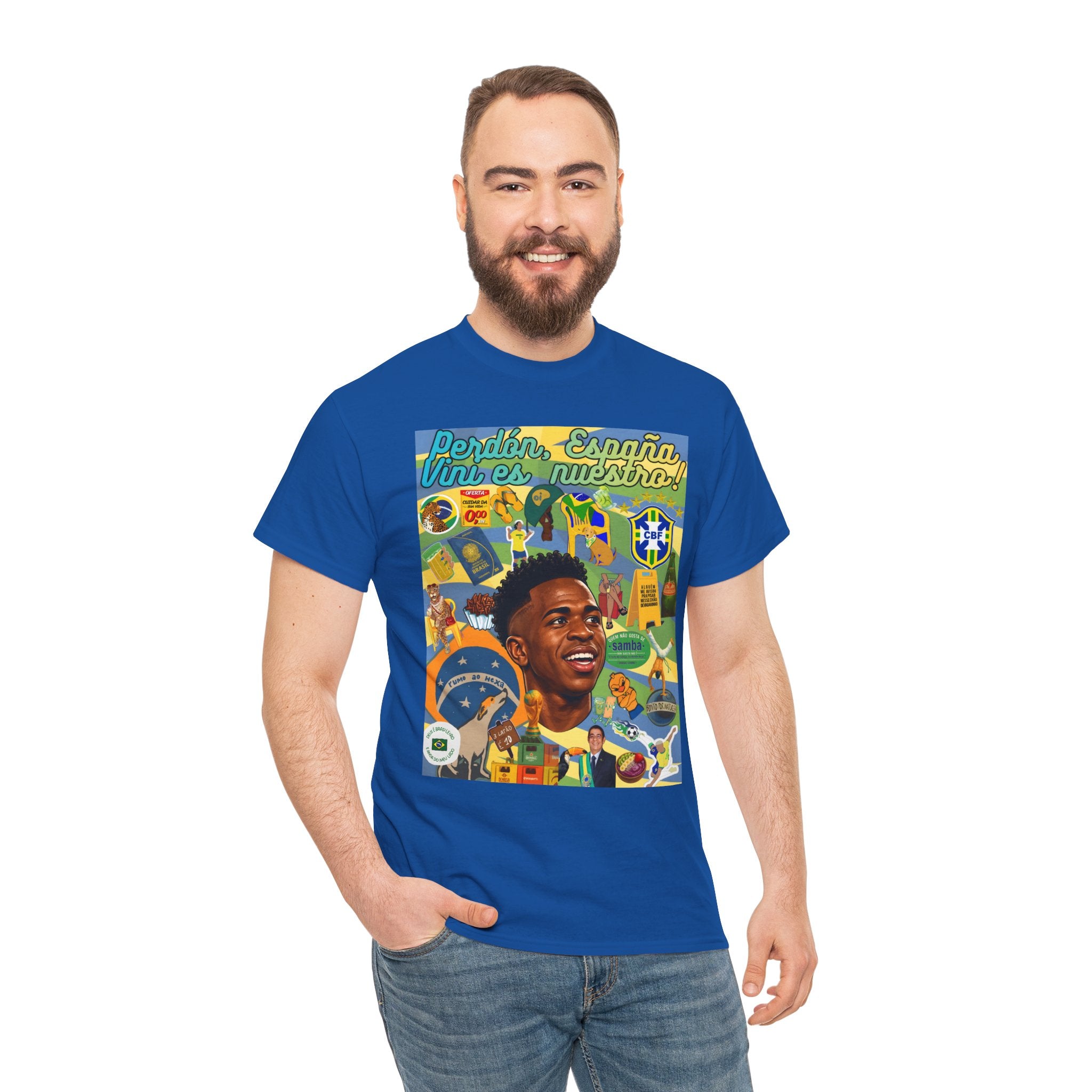 Unisex 100% Algodão OEKO-TEX®  | Brasil x Espanha