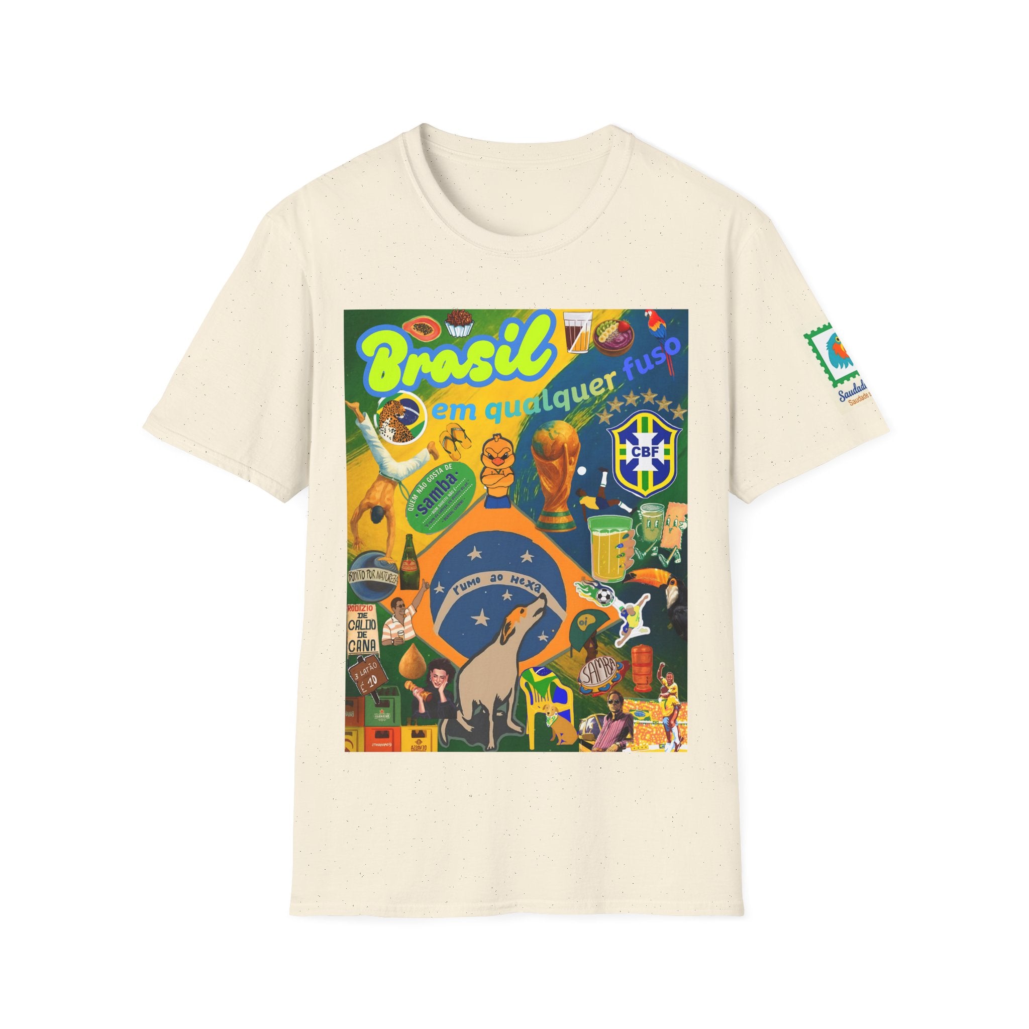 Unisex Graphic T-Shirt | Brasil em qualquer fuso.