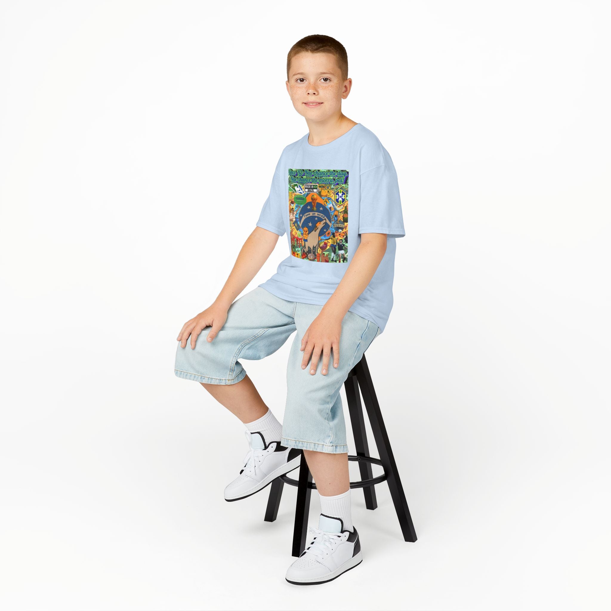 Unisex Kids 100% Algodão- Brasil x Escócia