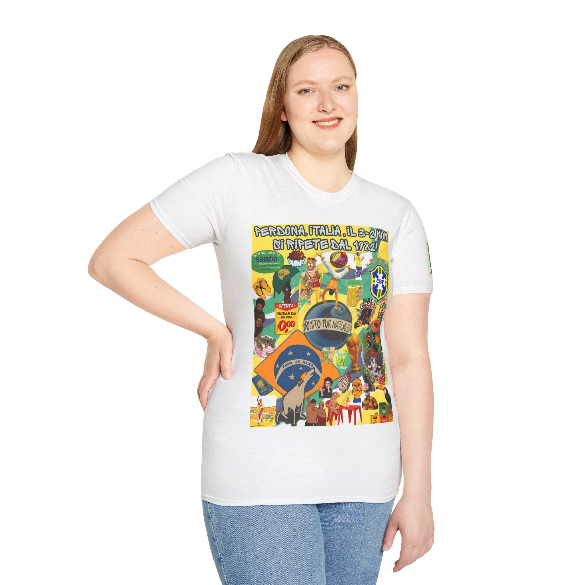 Unisex Graphic T-Shirt | Brasil x Itália