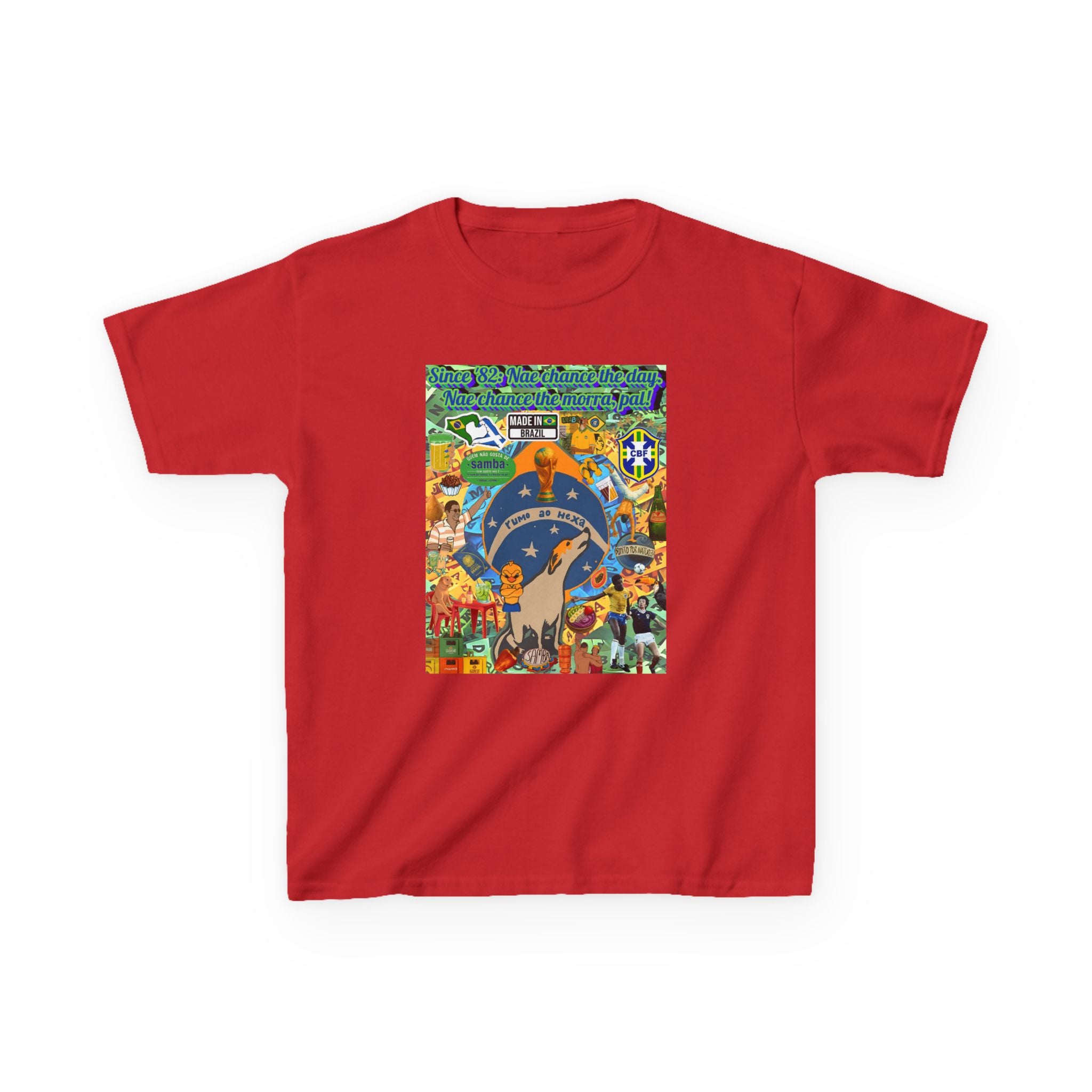 Unisex Kids 100% Algodão- Brasil x Escócia