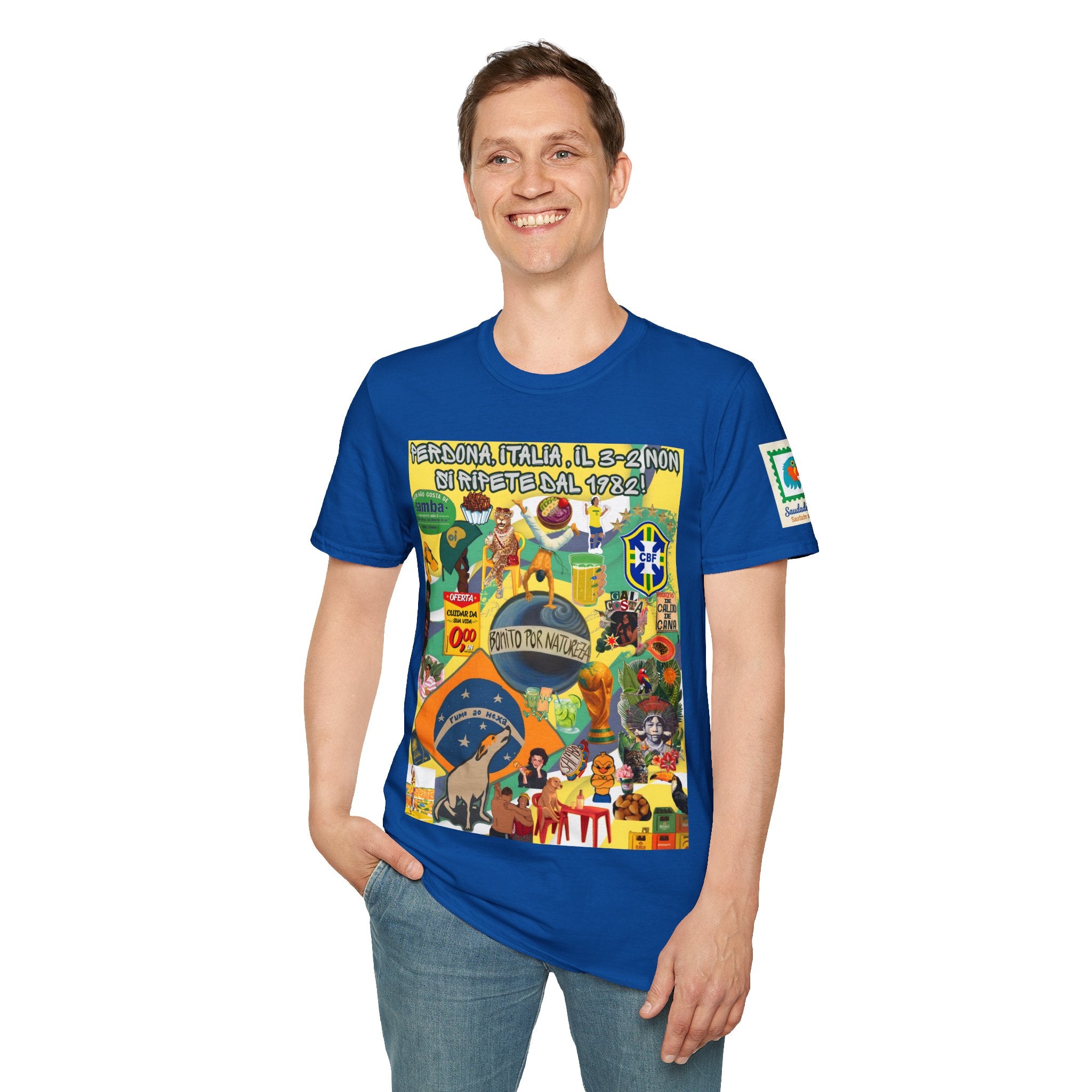 Unisex Graphic T-Shirt | Brasil x Itália
