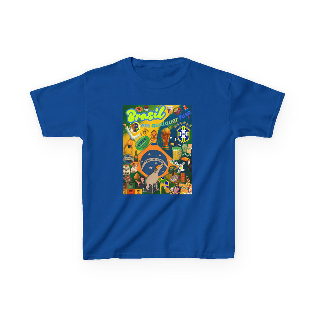 Unisex Kids 100% Algodão | Brasil em qualquer fuso!