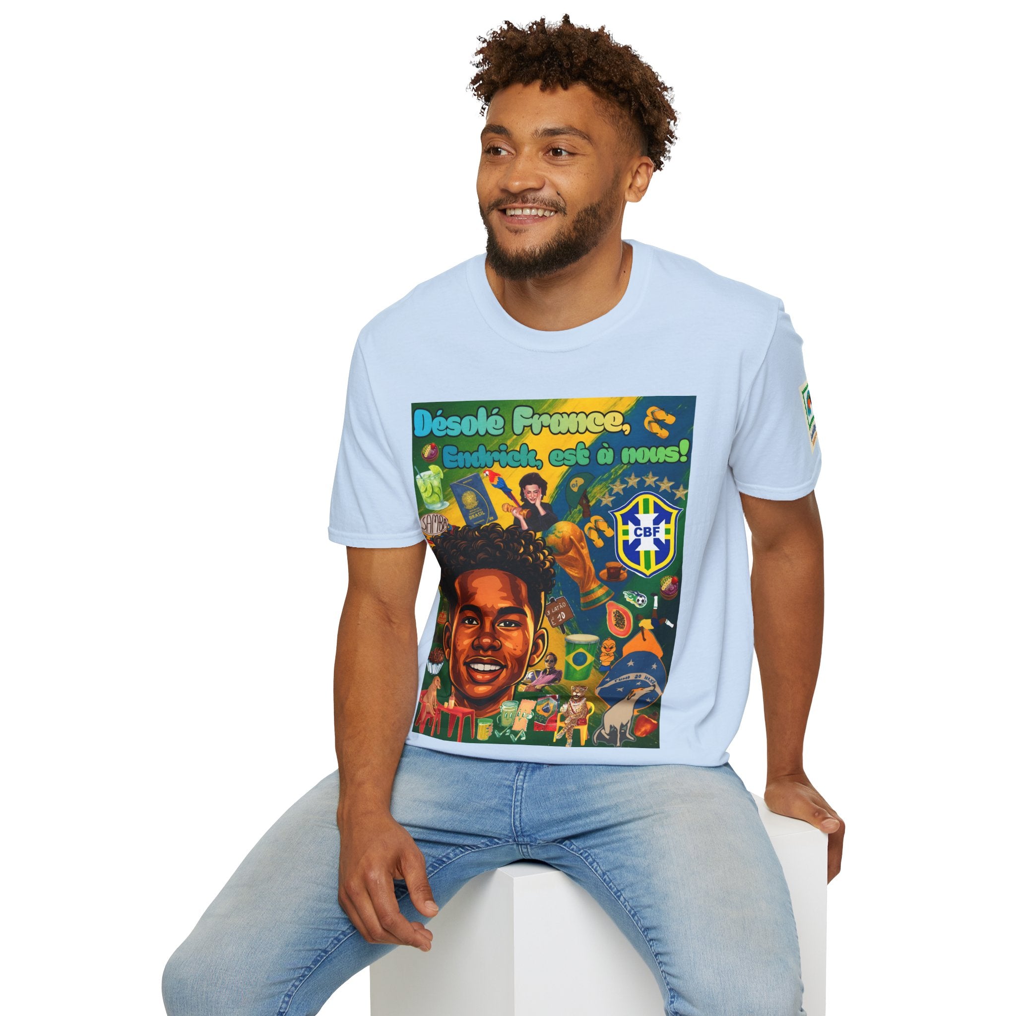 Unisex Graphic T-Shirt | Brasil x França