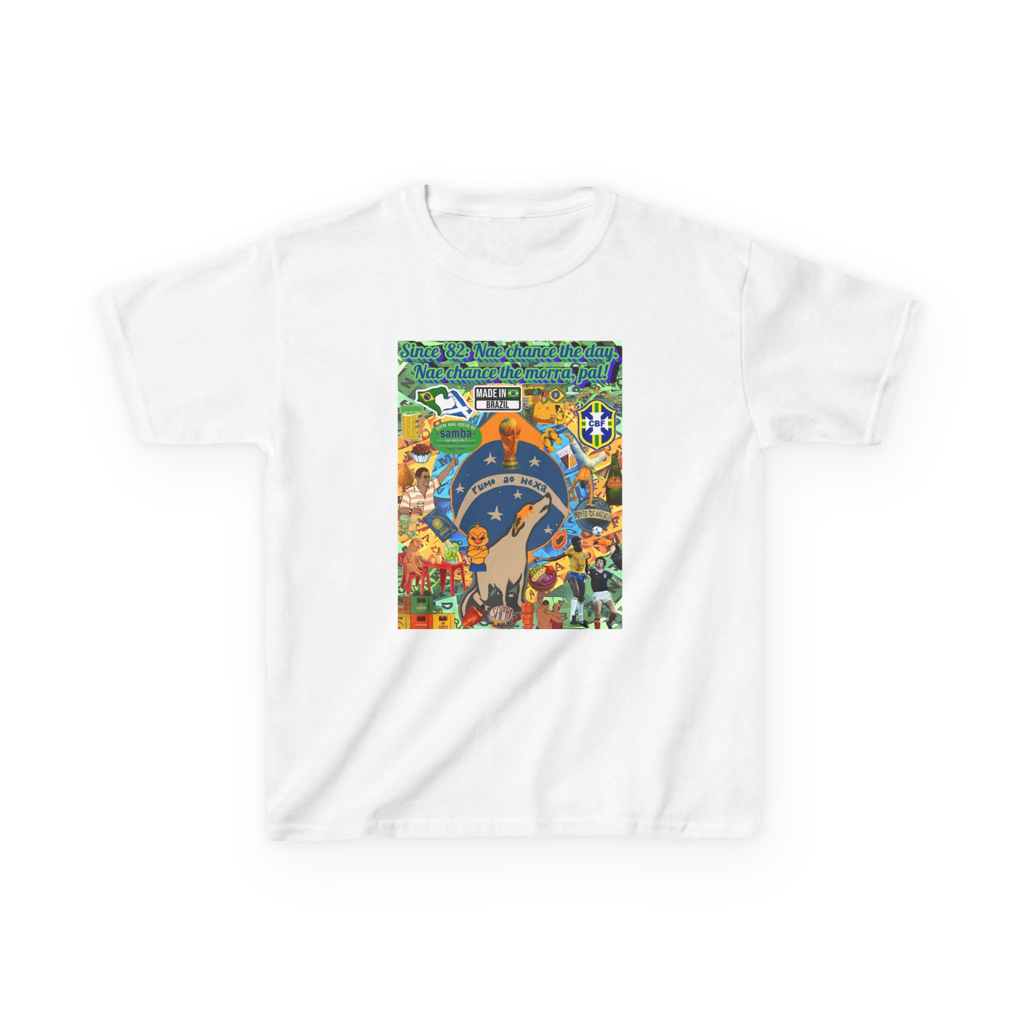 Unisex Kids 100% Algodão- Brasil x Escócia