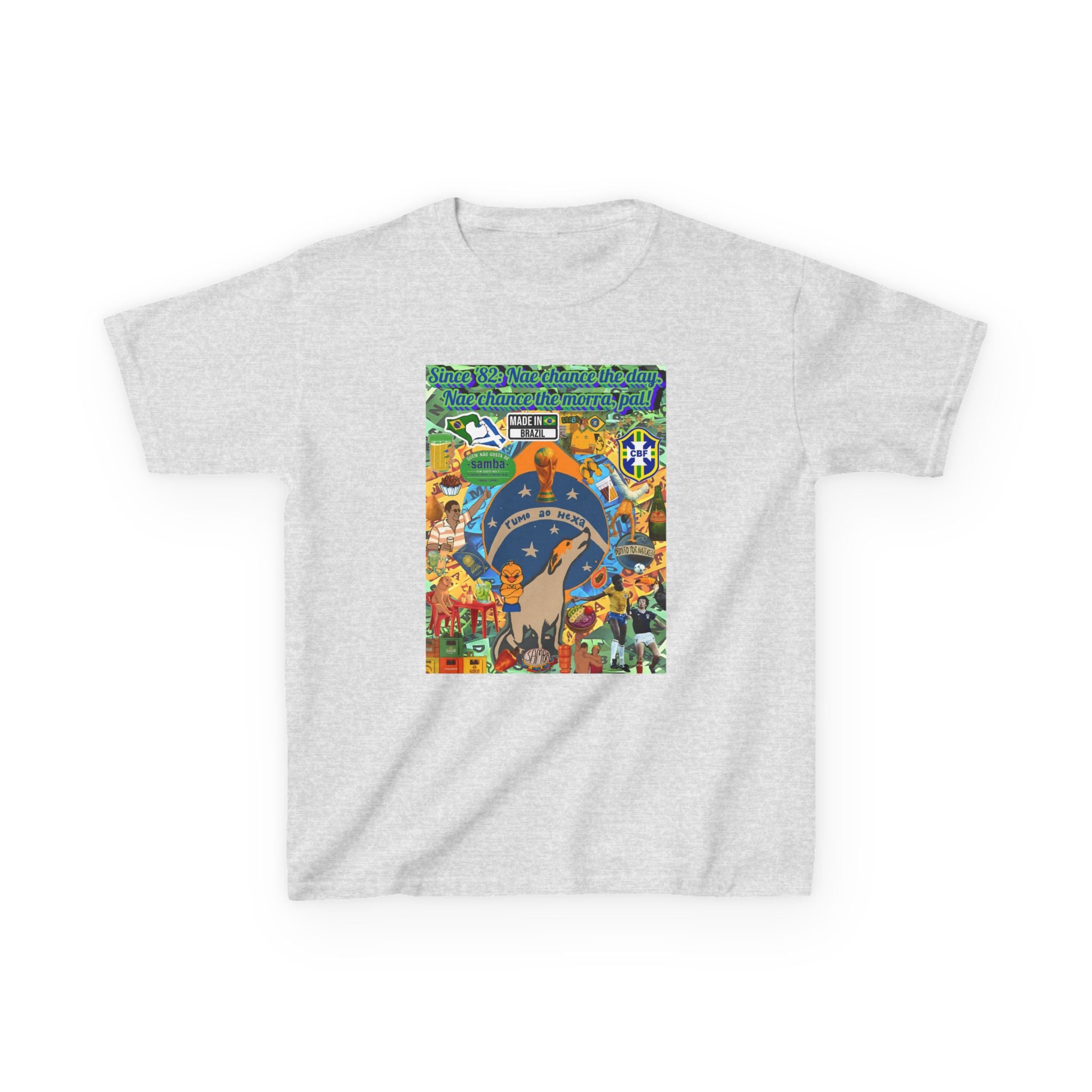 Unisex Kids 100% Algodão- Brasil x Escócia