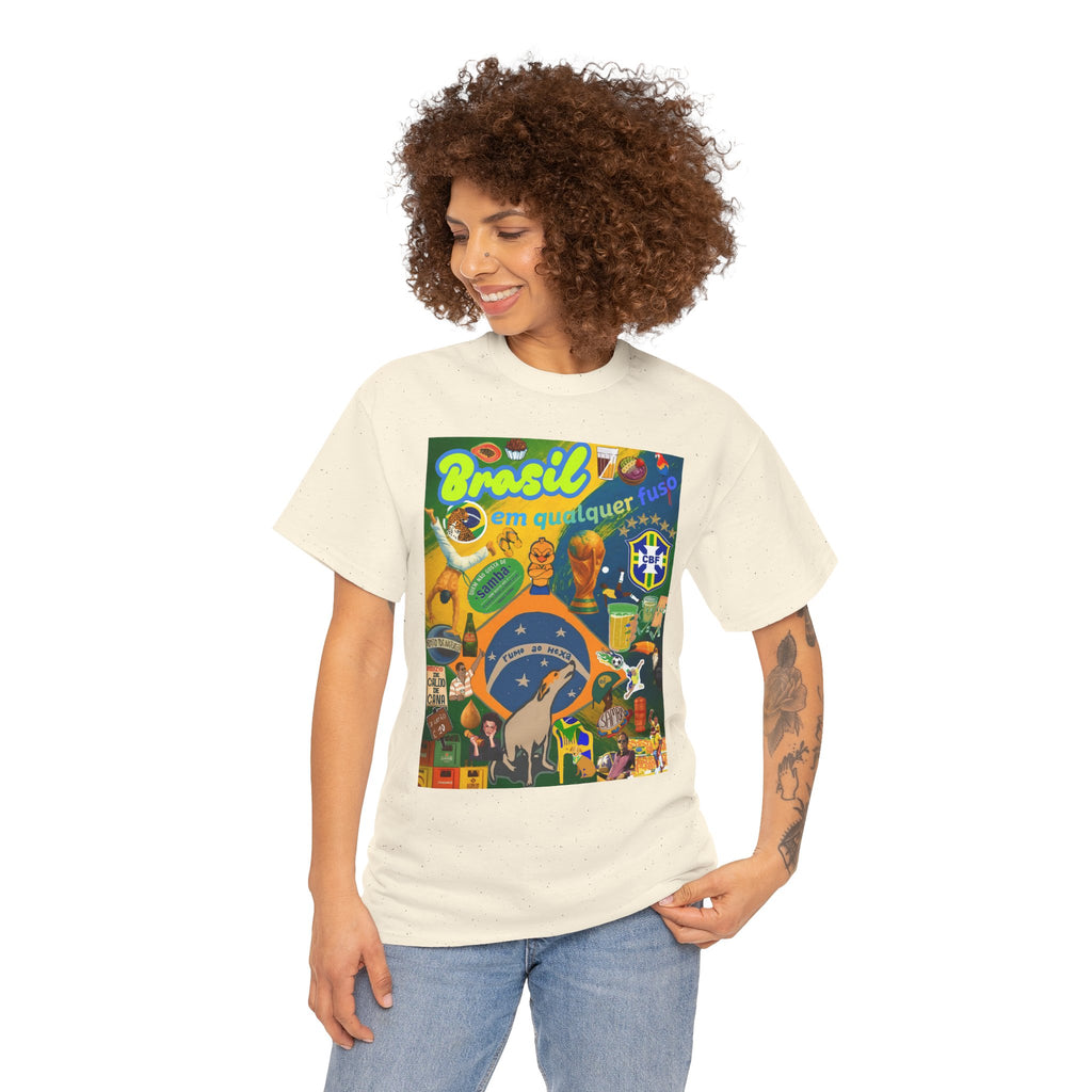 Unisex 100% Algodão OEKO-TEX®  | Brasil em qualquer fuso!