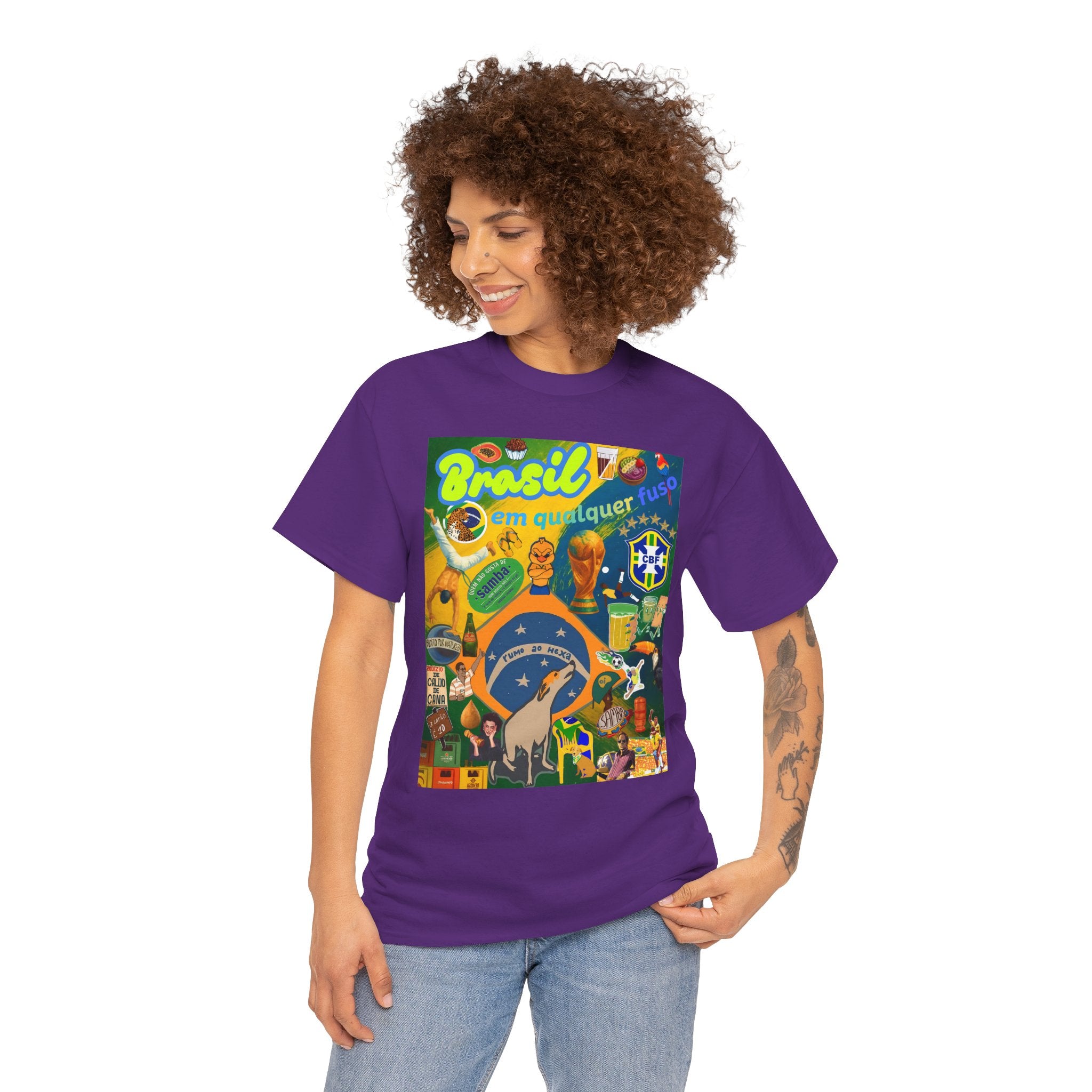 Unisex 100% Algodão OEKO-TEX®  | Brasil em qualquer fuso!
