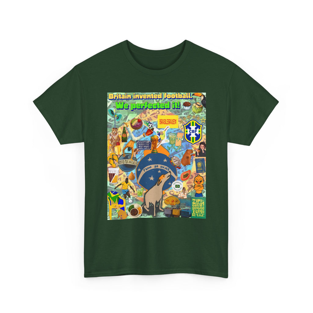 Unisex 100% Algodão OEKO-TEX®  | Brasil x Britain - O jogo nasceu lá, mas o Brasil o elevou a outro patamar!