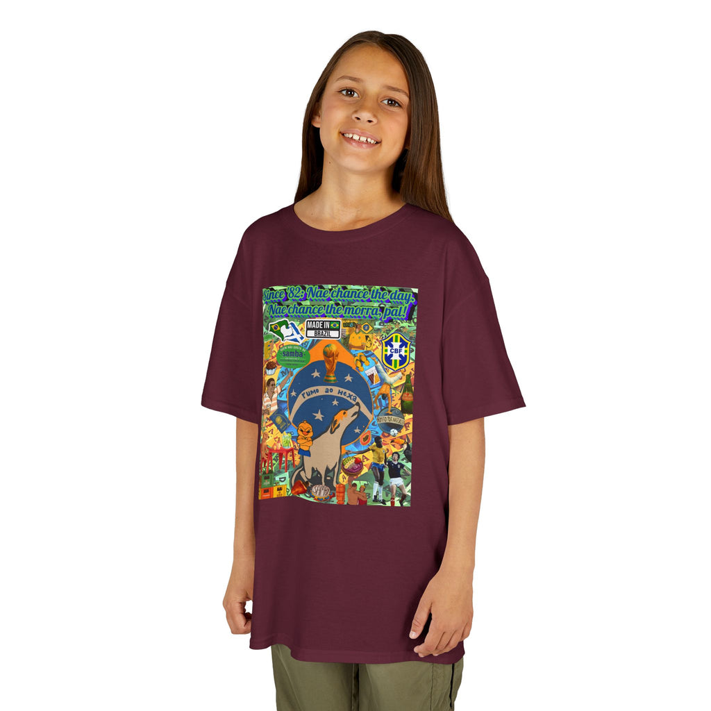 Unisex Kids 100% Algodão- Brasil x Escócia