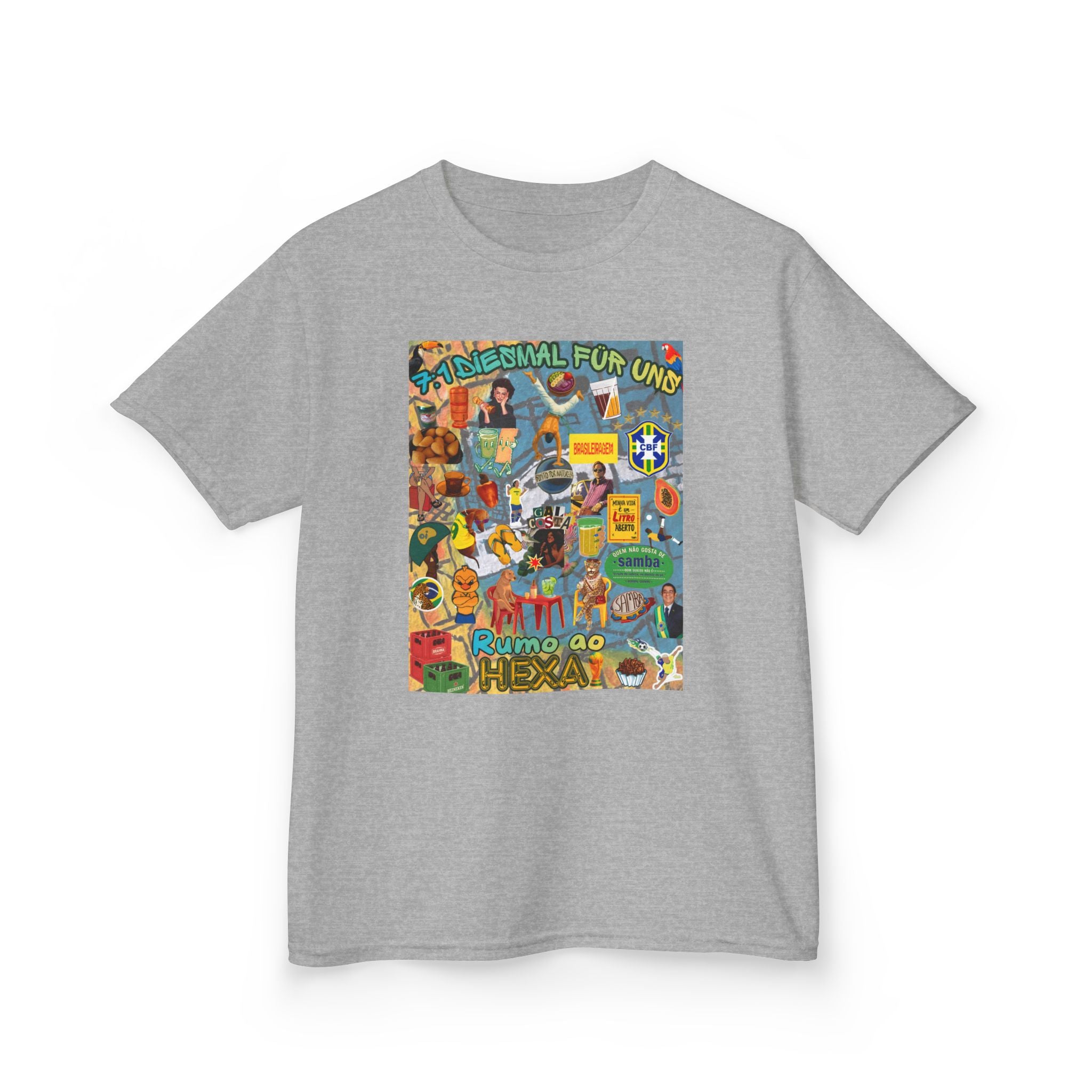 Unisex Kids 100% Algodão | Brasil x Alemanha