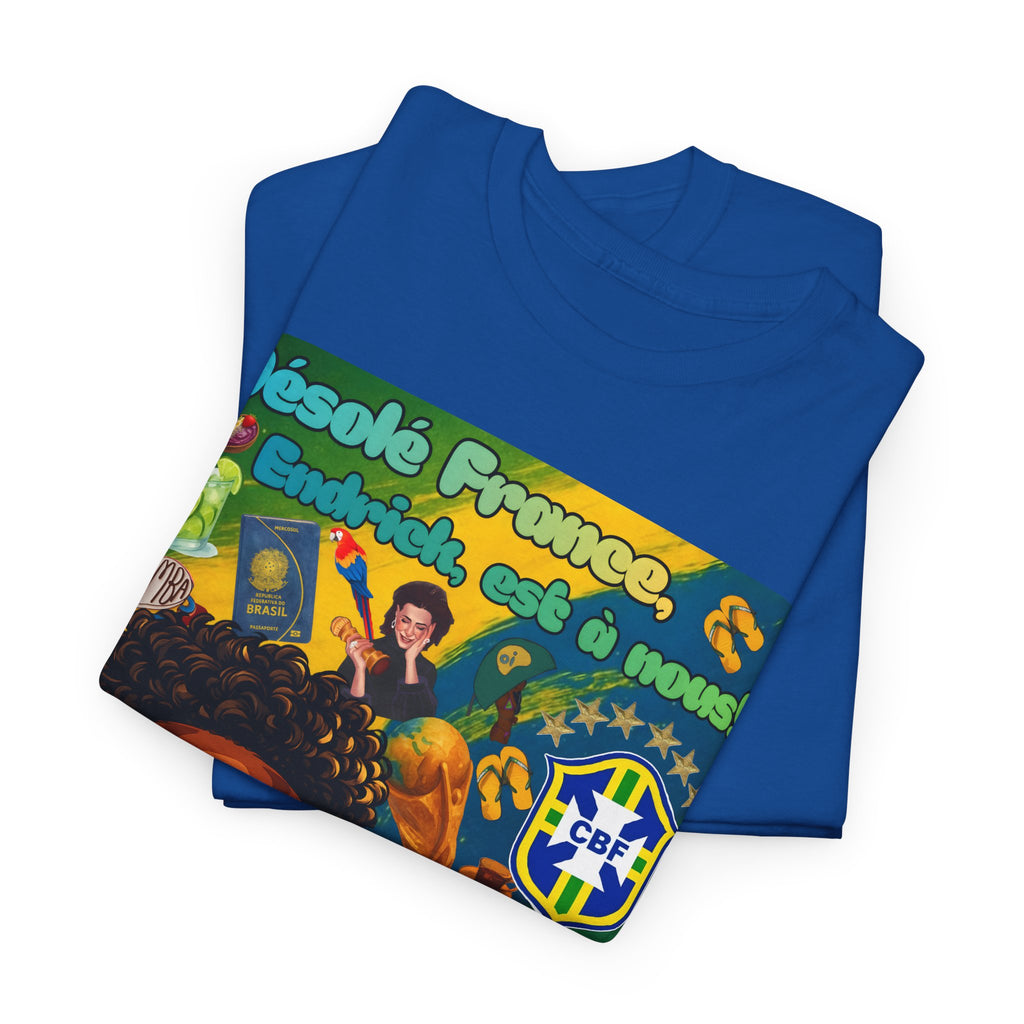 Unisex 100% Algodão OEKO-TEX®  | Brasil x Alemanha