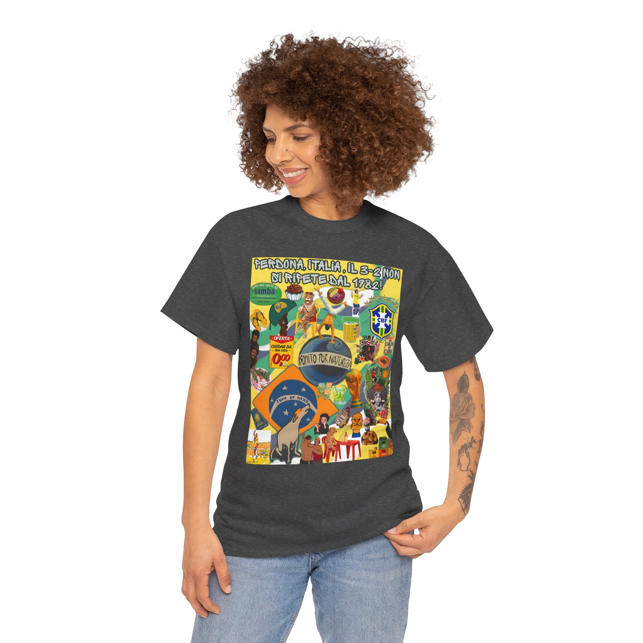 Unisex 100% Algodão OEKO-TEX® | Brasil x Itália
