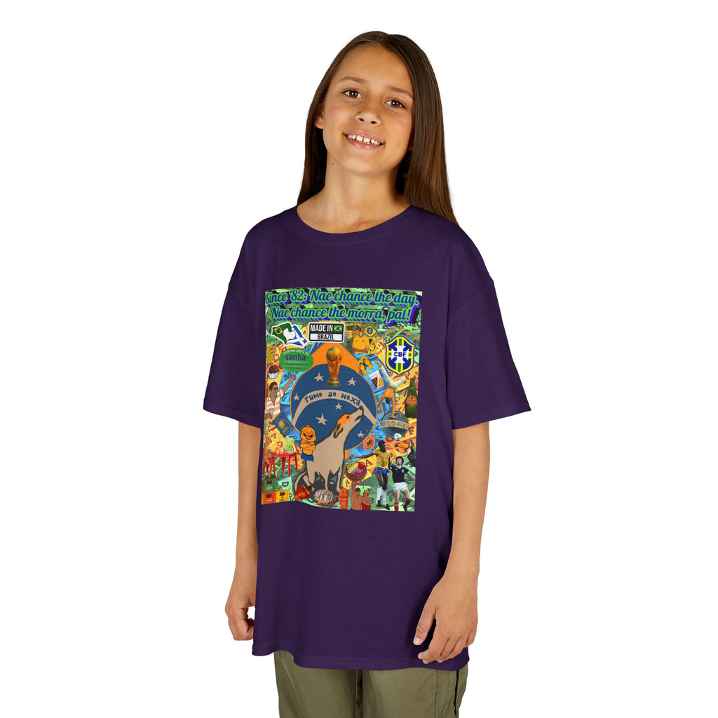 Unisex Kids 100% Algodão- Brasil x Escócia