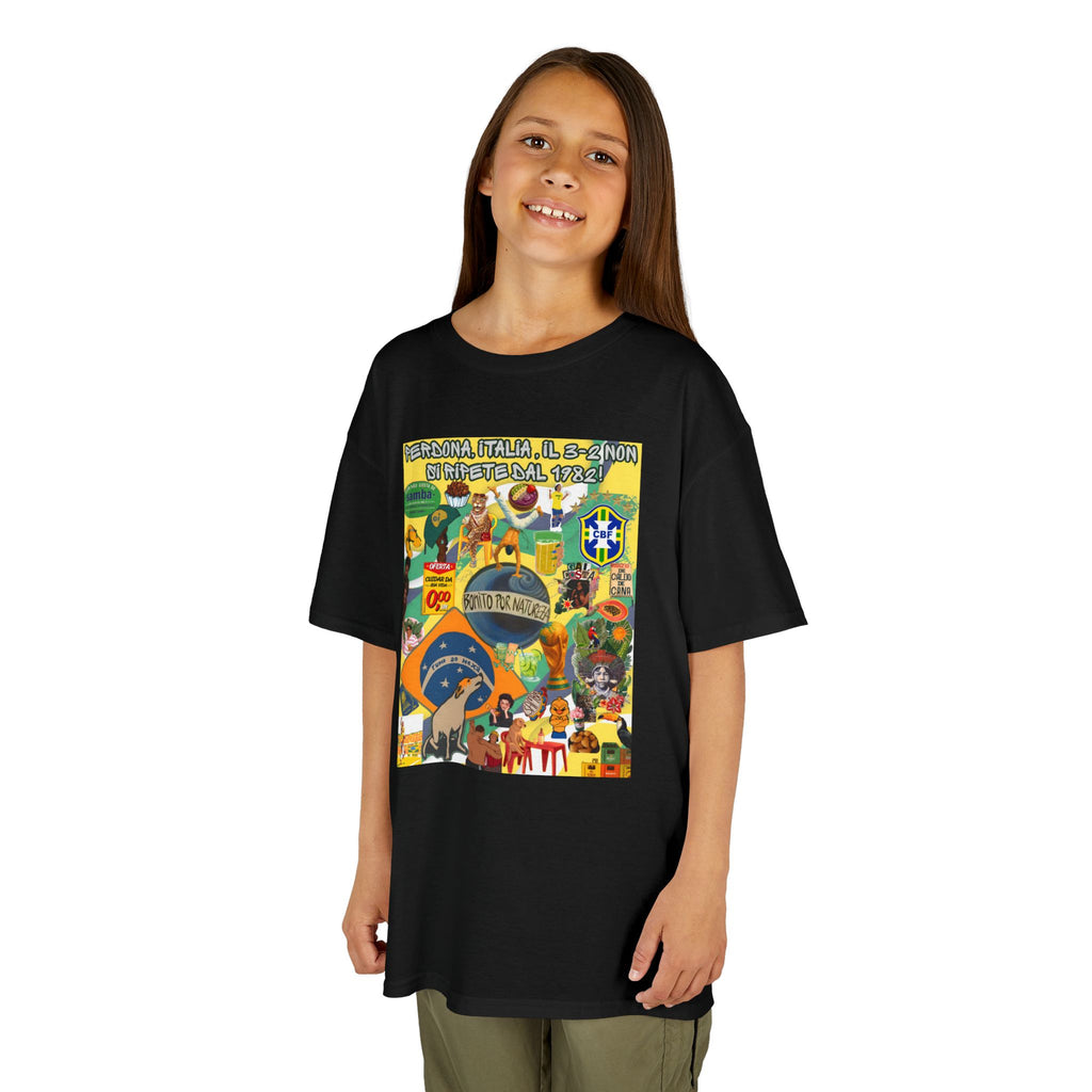 Unisex Kids 100% Algodão | Brasil x Itália