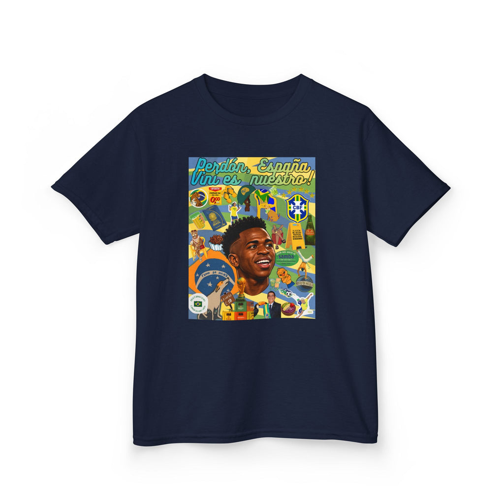 Unisex Kids 100% Algodão | Brasil x Espanha