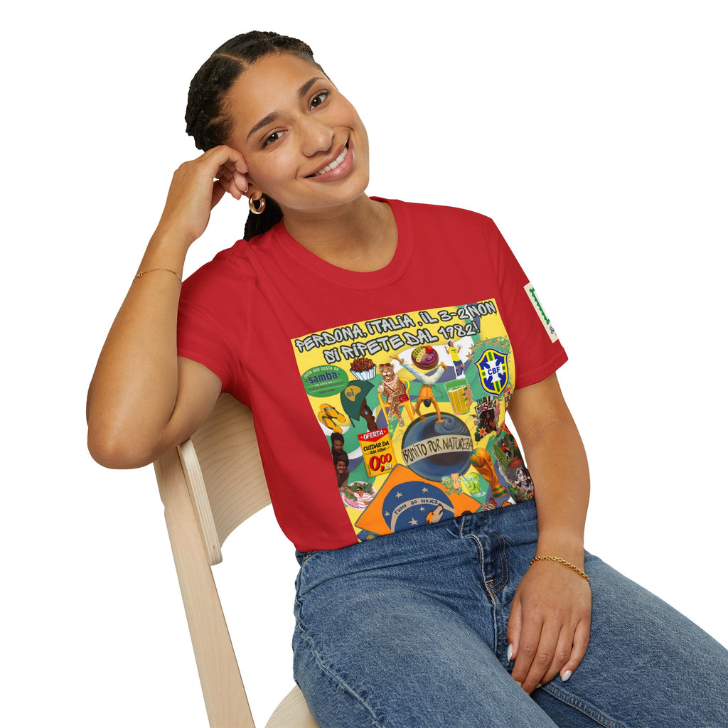 Unisex Graphic T-Shirt | Brasil x Itália