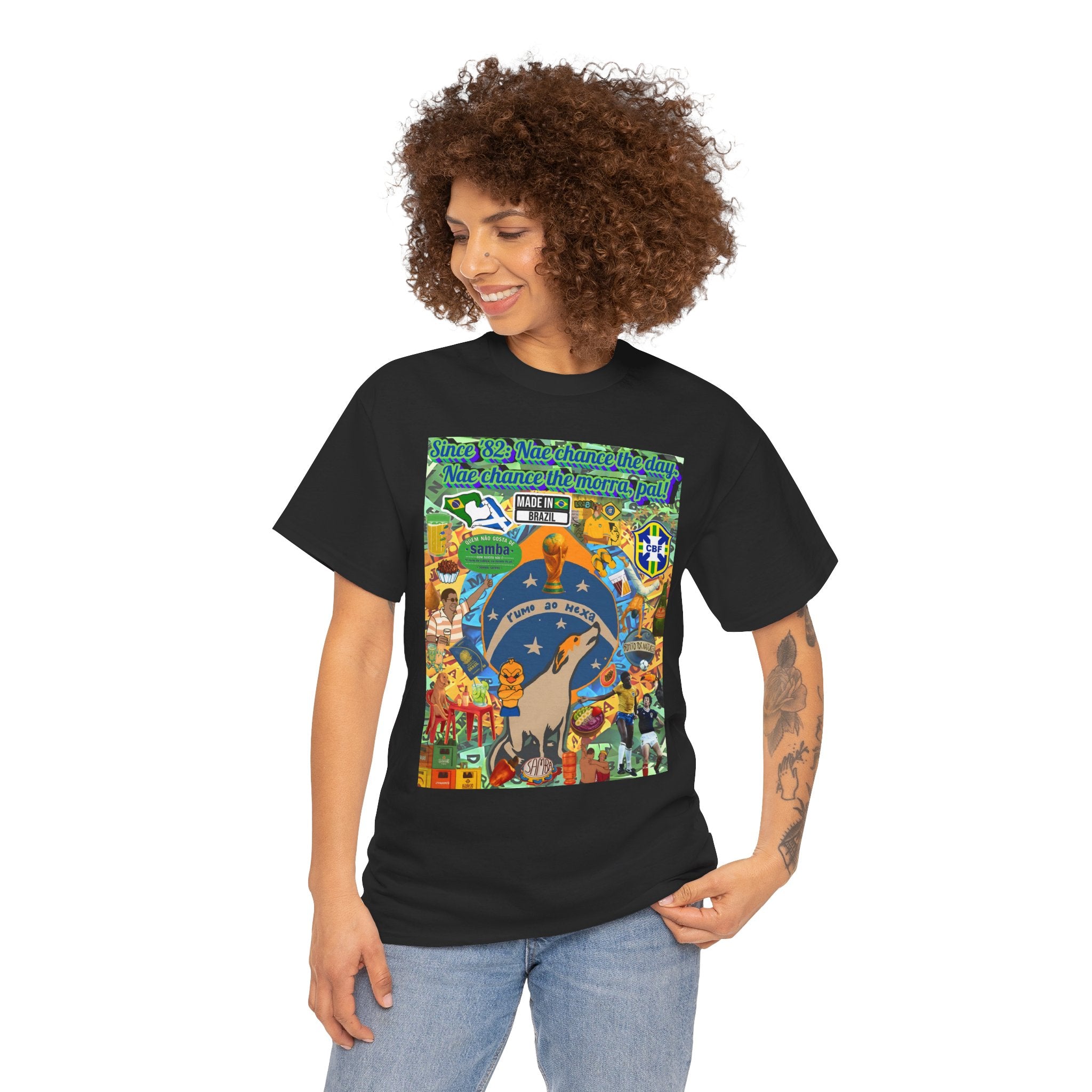 Unisex 100% Algodão OEKO-TEX® | Brasil x Escócia