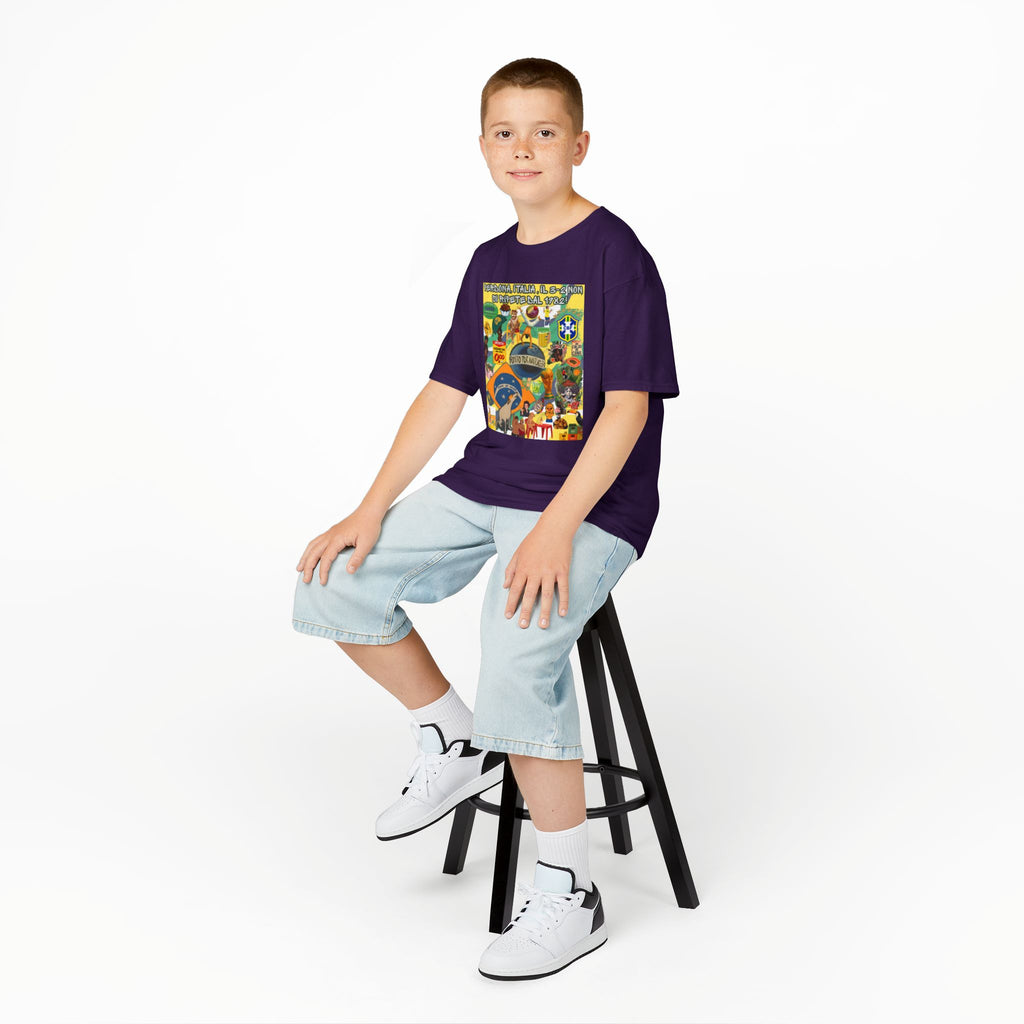 Unisex Kids 100% Algodão | Brasil x Itália