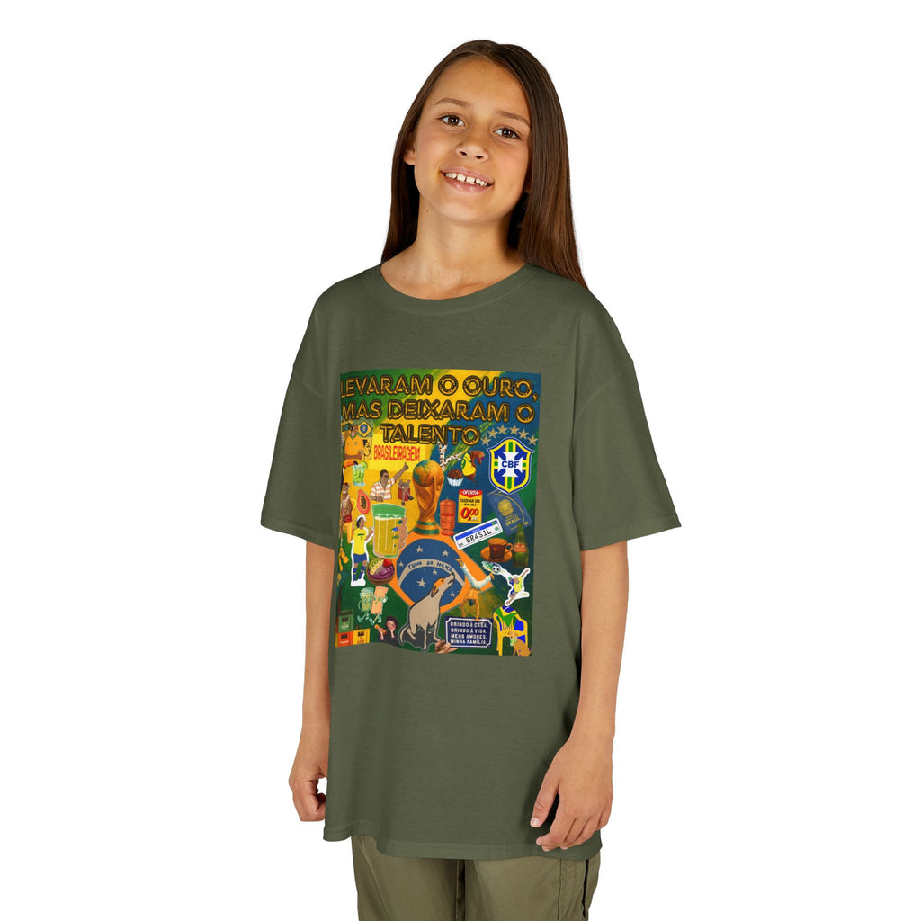 Unisex Kids 100% Algodão | Brasil x Portugal