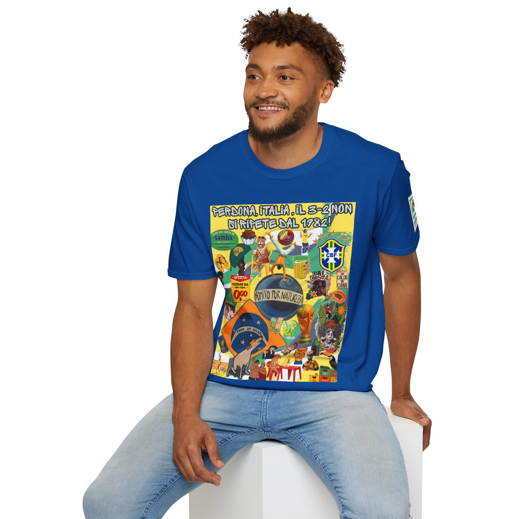 Unisex Graphic T-Shirt | Brasil x Itália